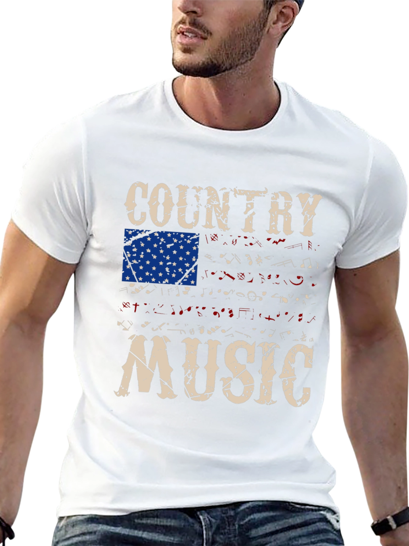Country Music Flag Graphic Tee