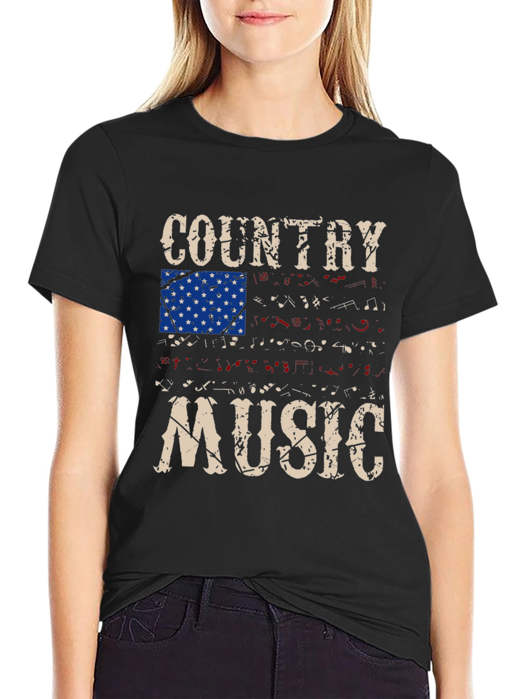 Country Music Flag Graphic Tee
