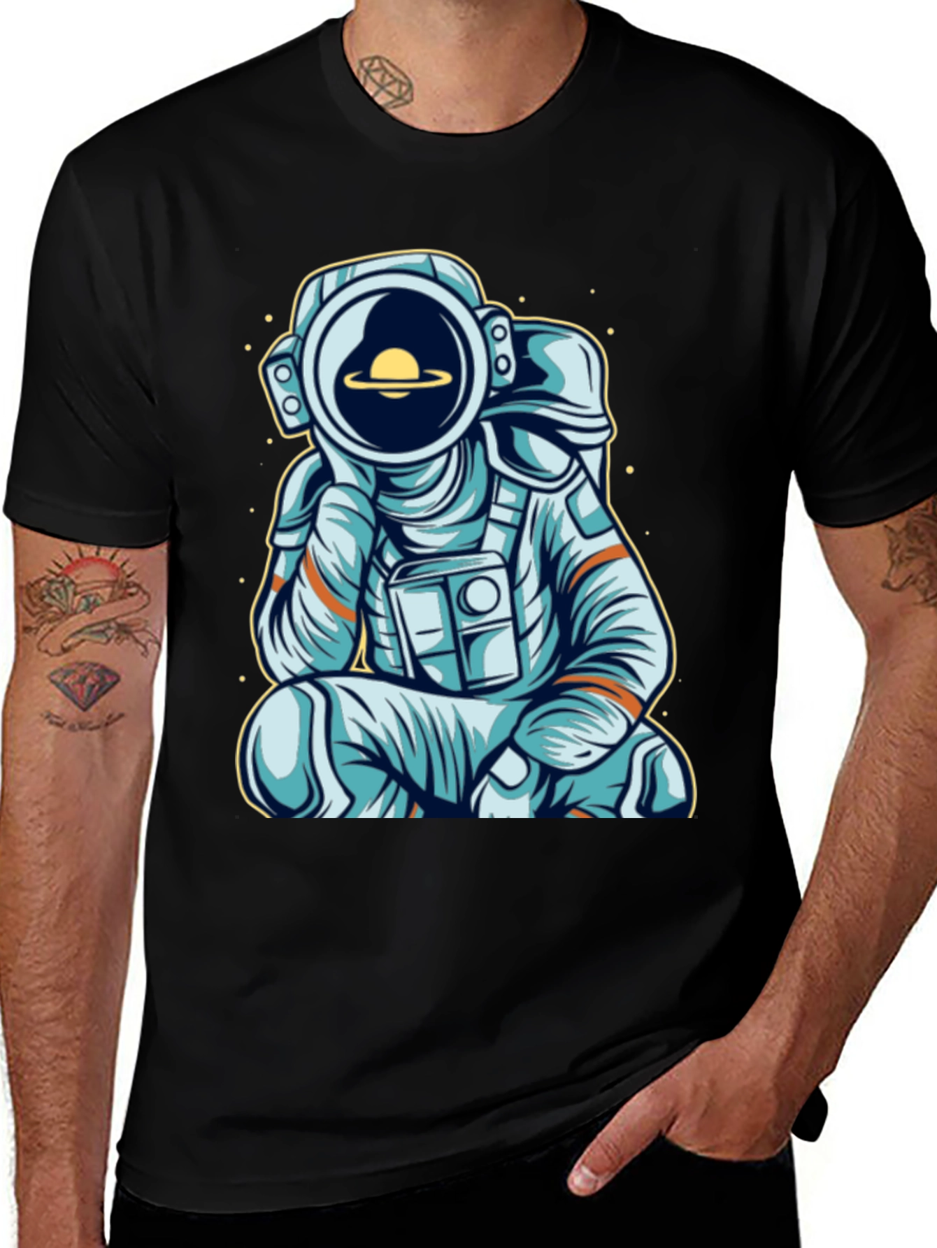 Astronaut Graphic Tee - Space Lovers Shirt