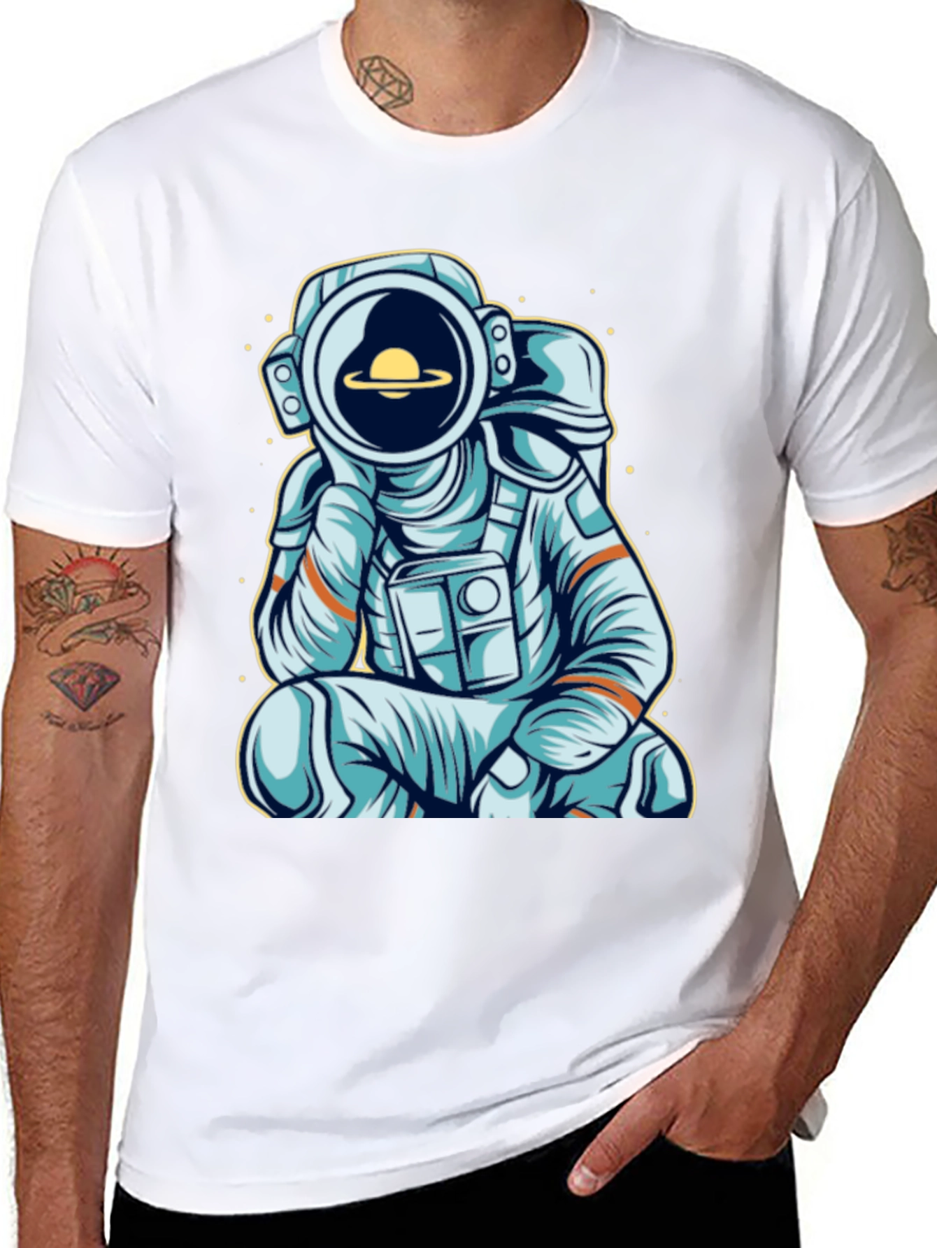 Astronaut Graphic Tee - Space Lovers Shirt