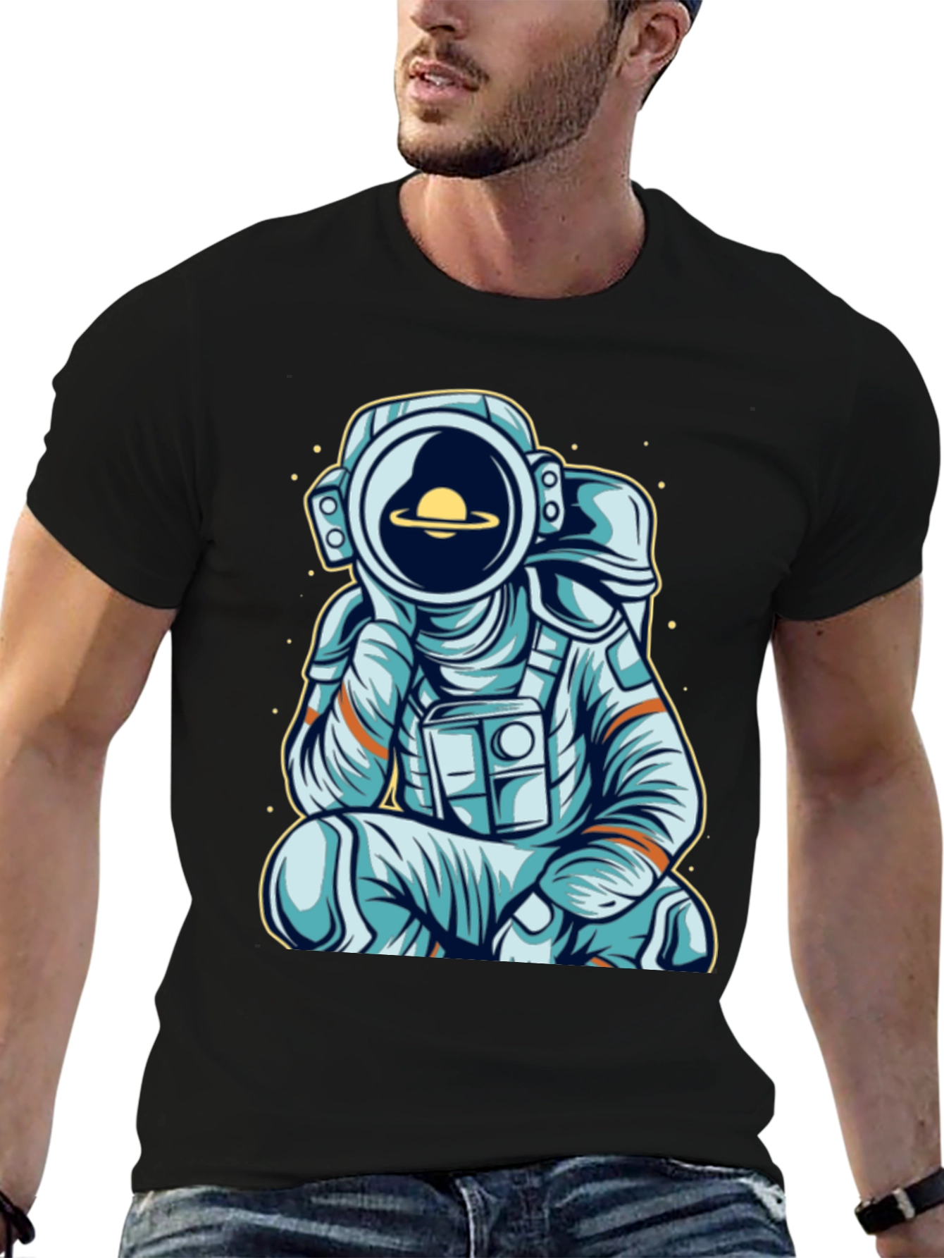 Astronaut Graphic Tee - Space Lovers Shirt