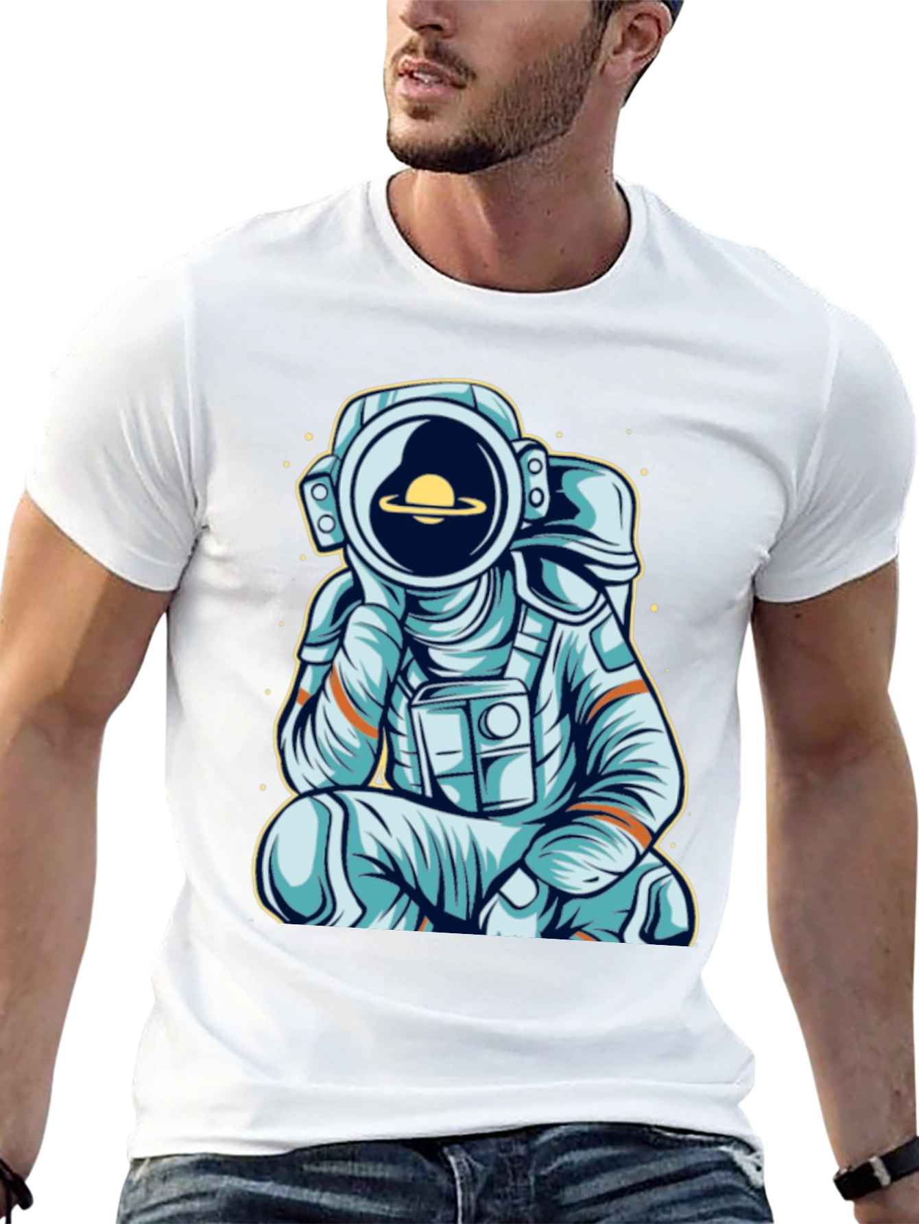 Astronaut Graphic Tee - Space Lovers Shirt