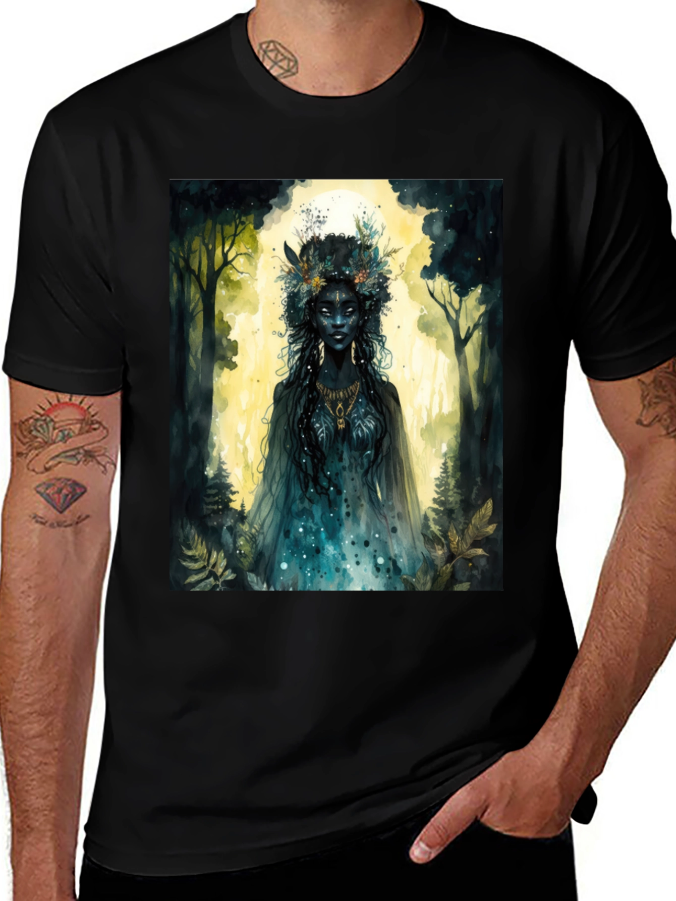 Enchanted Forest Queen Graphic Tee