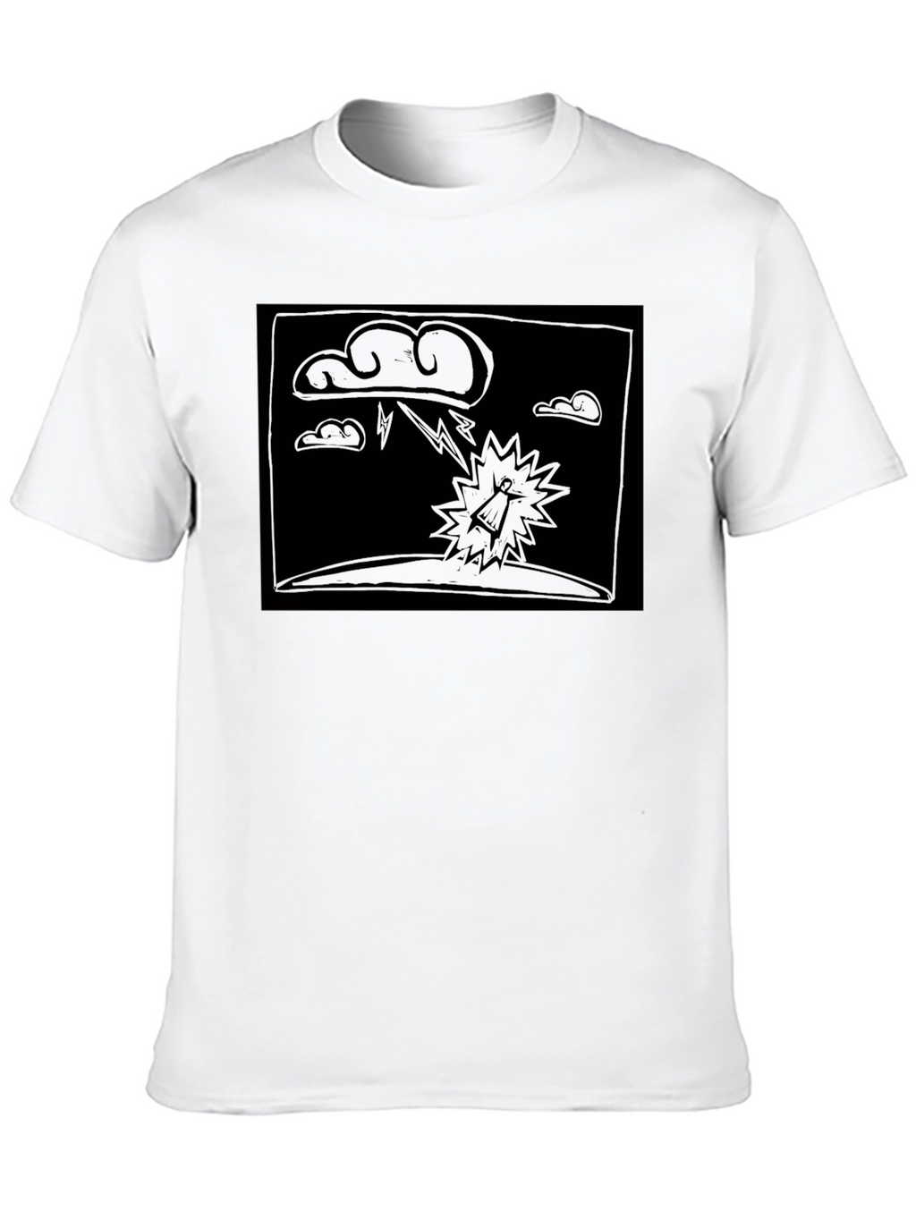 Dark Cartoon Weather Tee