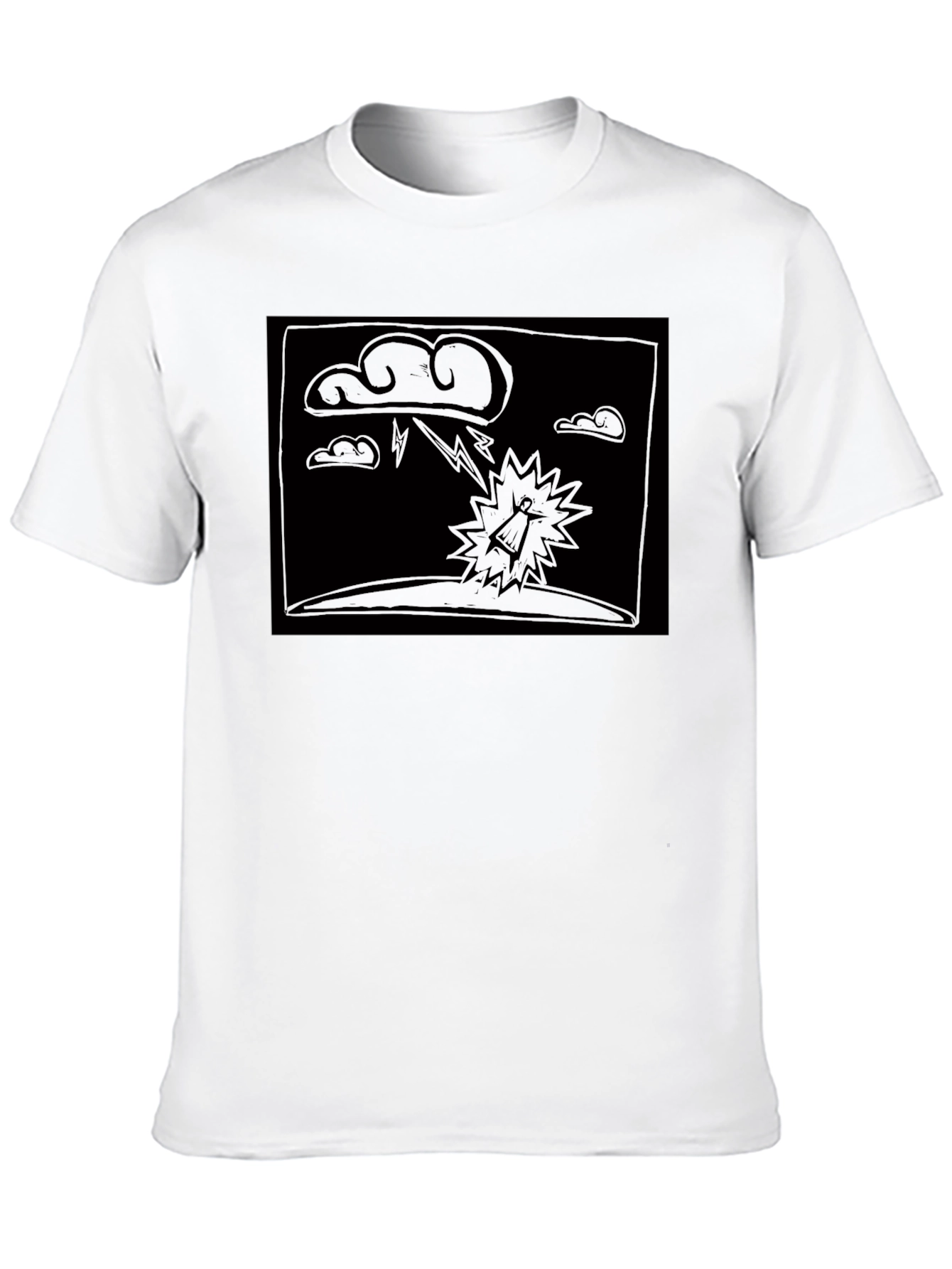 Dark Cartoon Weather Tee