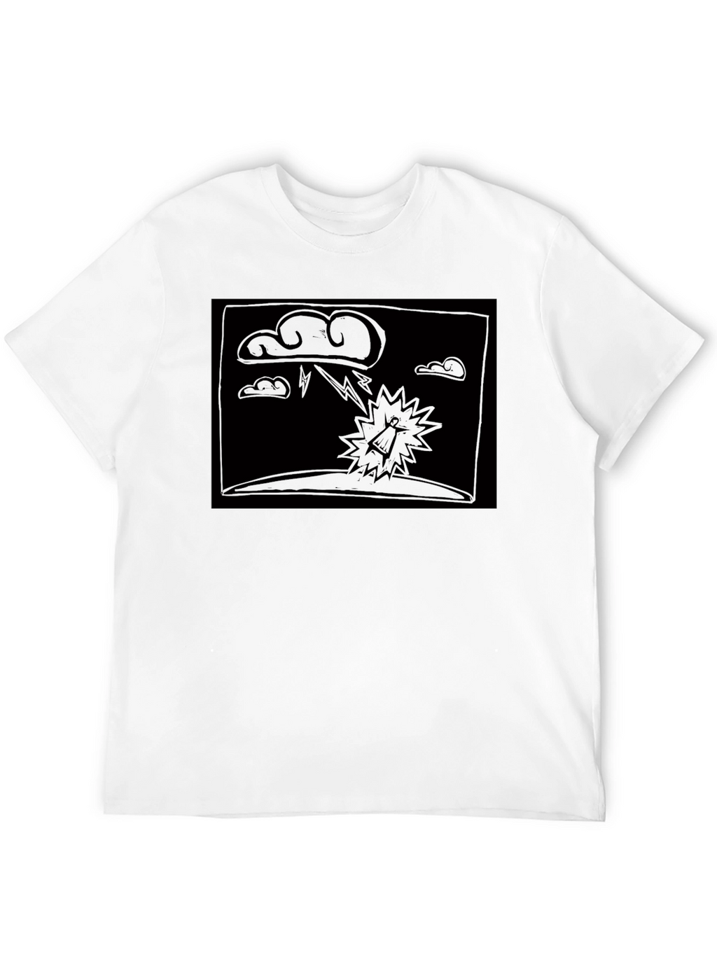Dark Cartoon Weather Tee