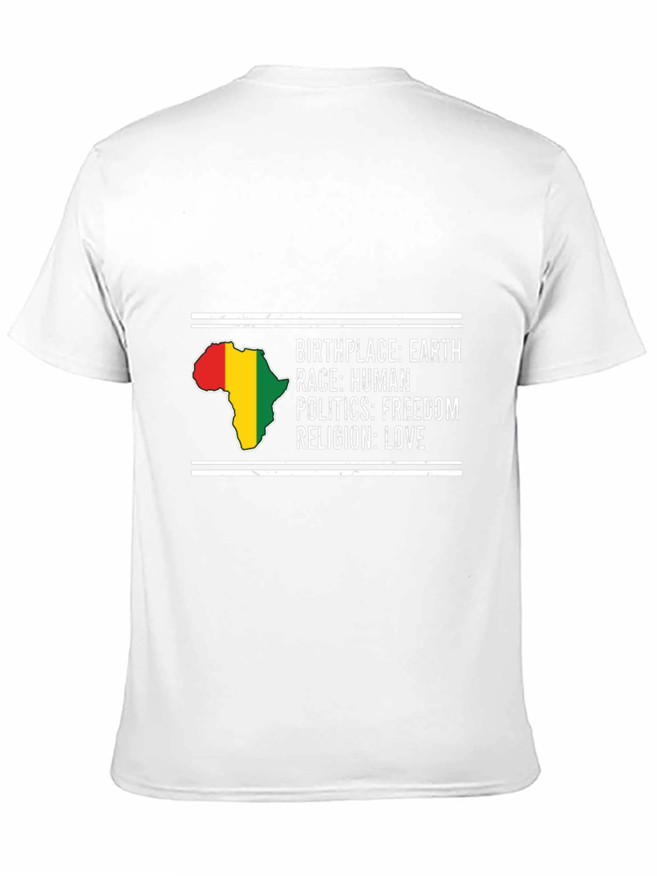 Birthplace Earth T-Shirt - Human Race Freedom Politics Love