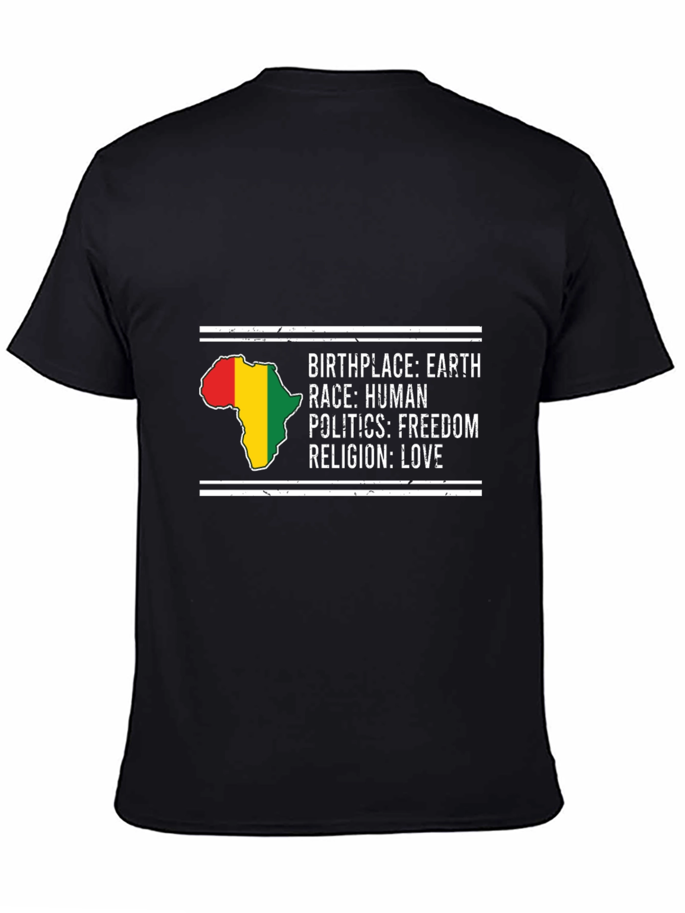 Birthplace Earth T-Shirt - Human Race Freedom Politics Love