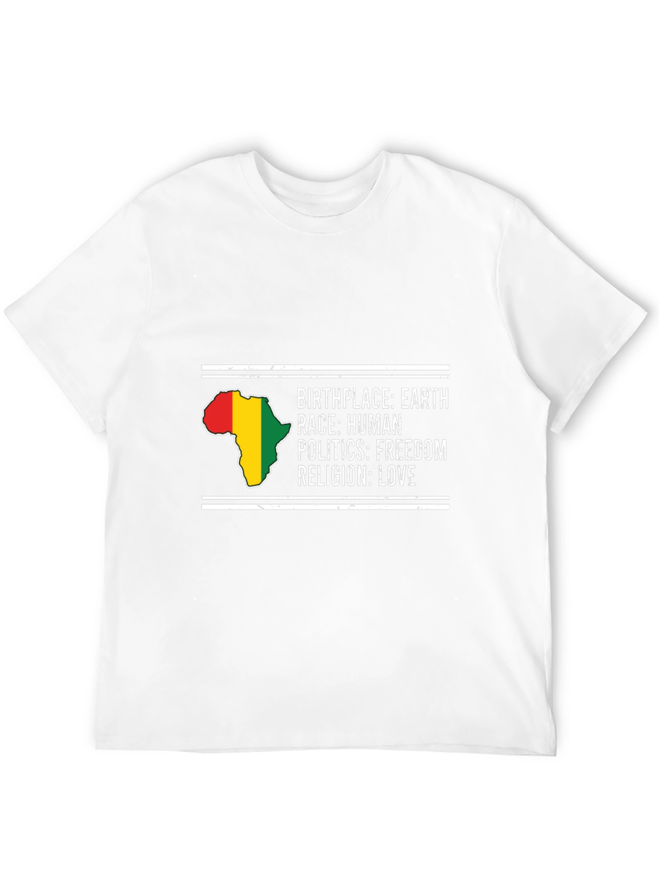 Birthplace Earth T-Shirt - Human Race Freedom Politics Love
