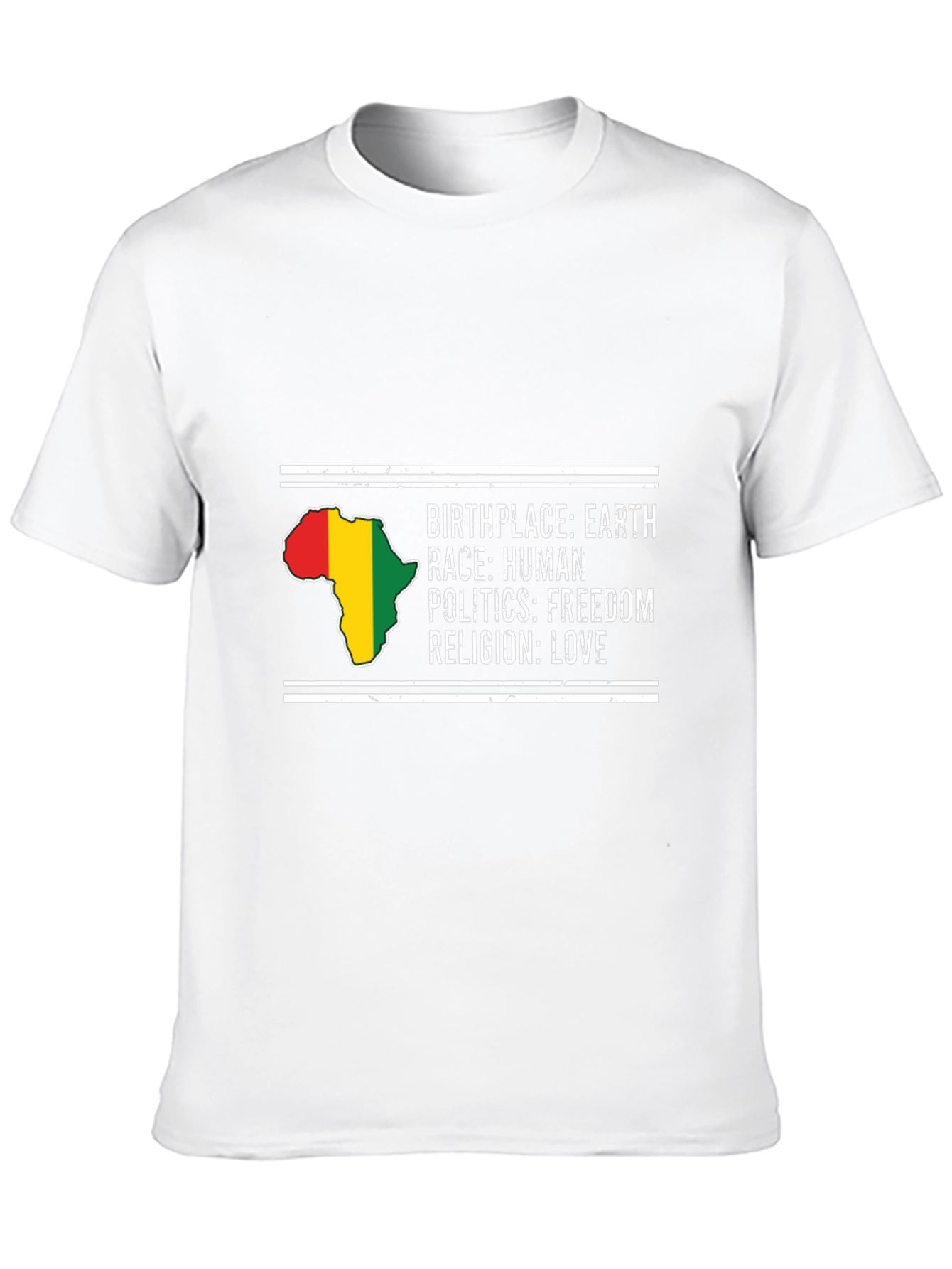 Birthplace Earth T-Shirt - Human Race Freedom Politics Love