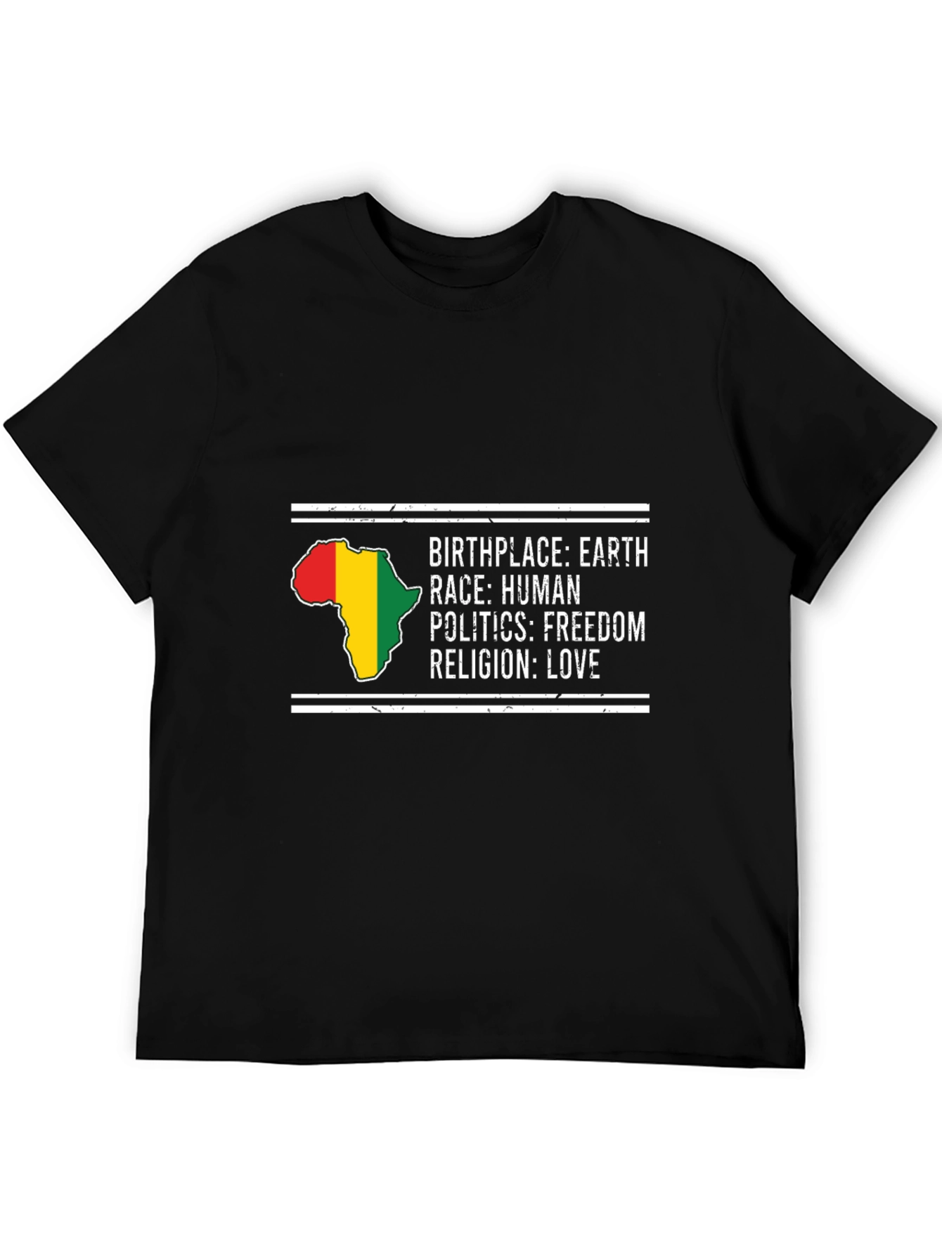 Birthplace Earth T-Shirt - Human Race Freedom Politics Love