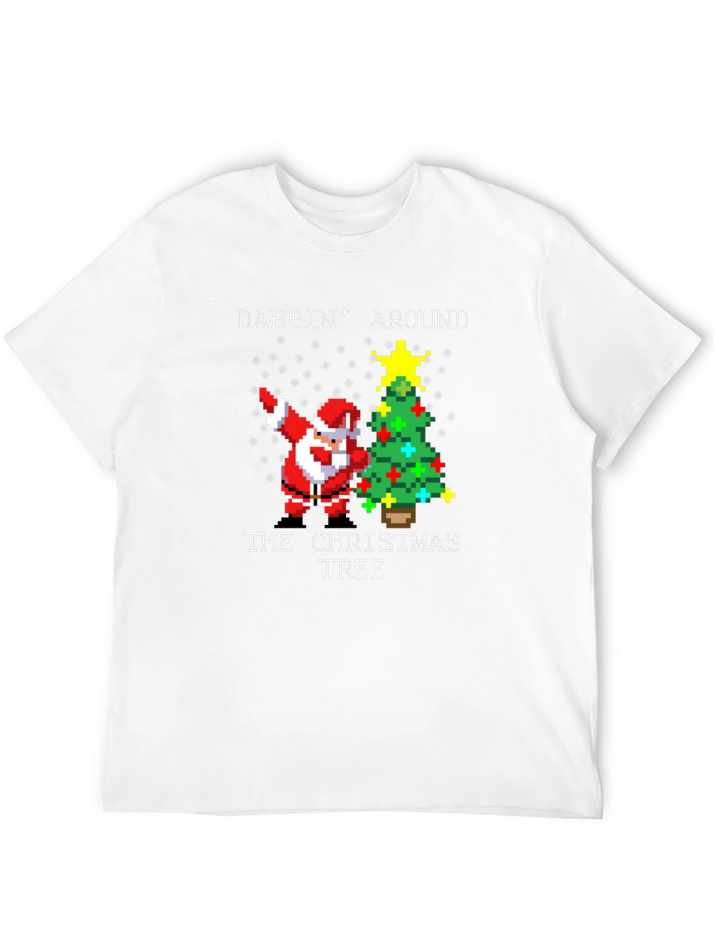 Dabbing Santa Christmas Tree T-Shirt