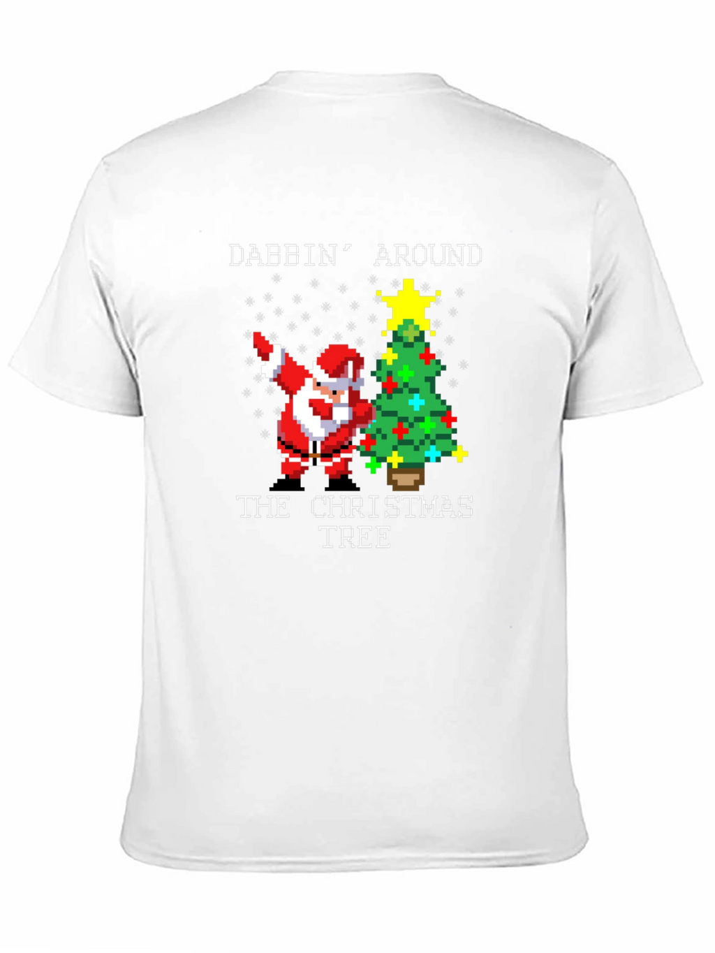 Dabbing Santa Christmas Tree T-Shirt