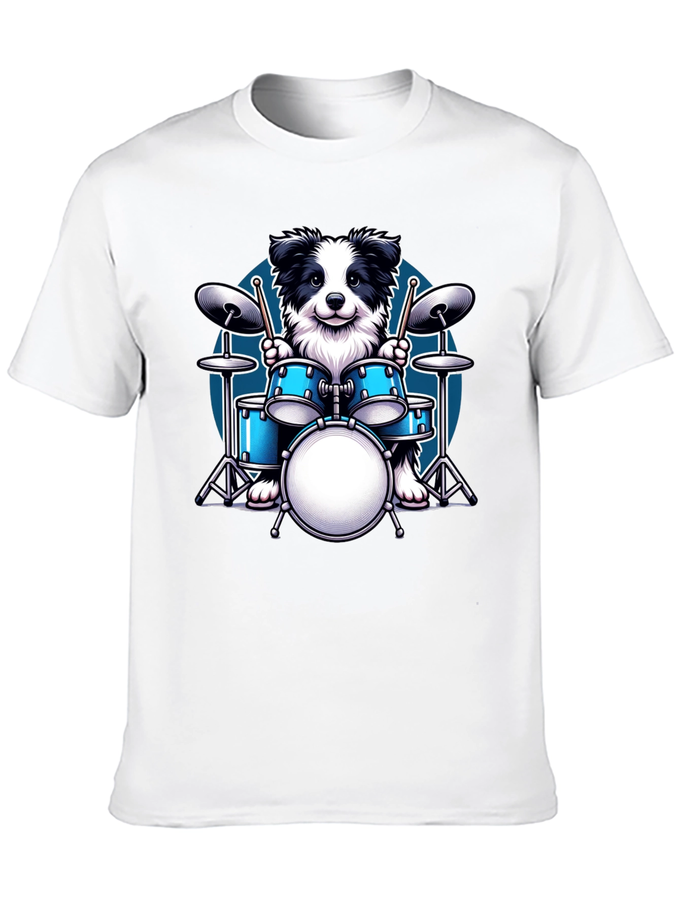 Dog Drummer Graphic Tee