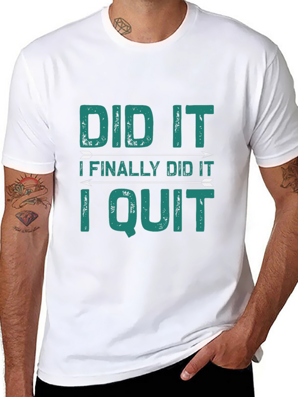 Did It I Quit Graphic Tee