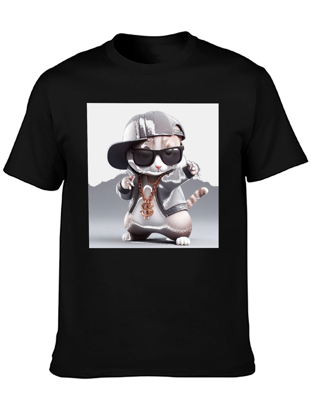 Cool Cat Tee - Gangster Kitty T-Shirt