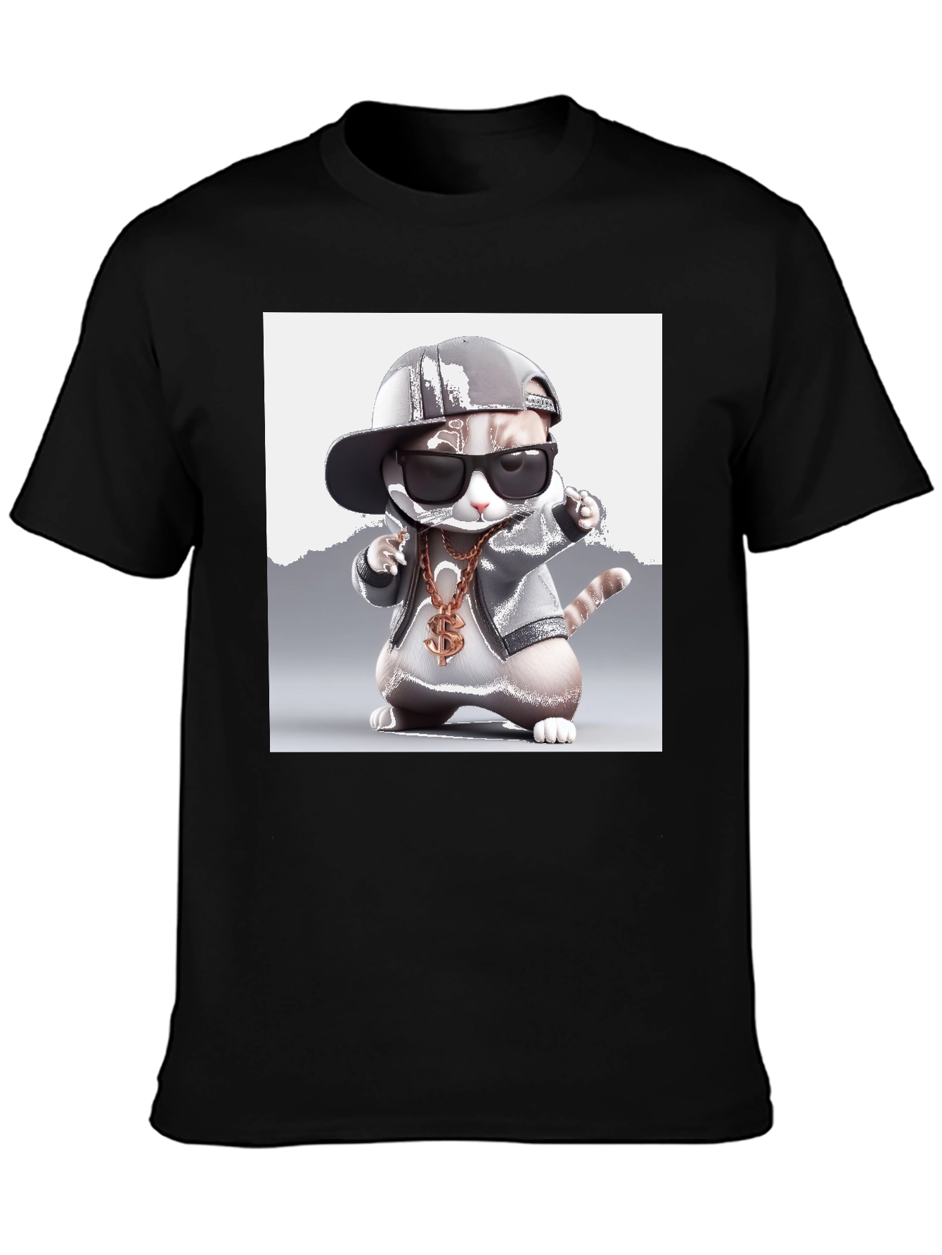 Cool Cat Tee - Gangster Kitty T-Shirt