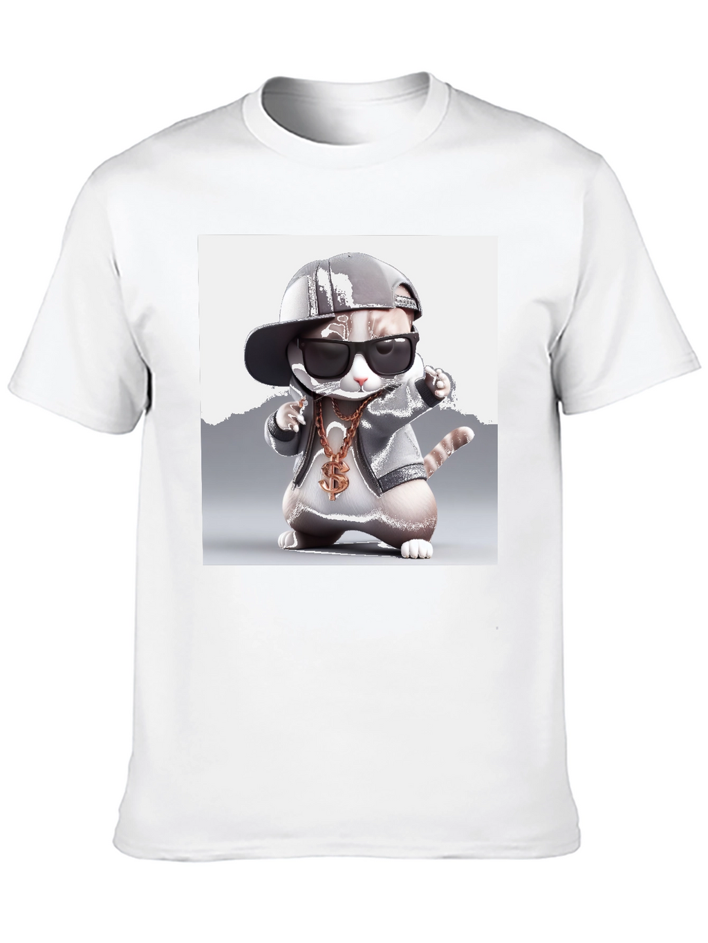 Cool Cat Tee - Gangster Kitty T-Shirt