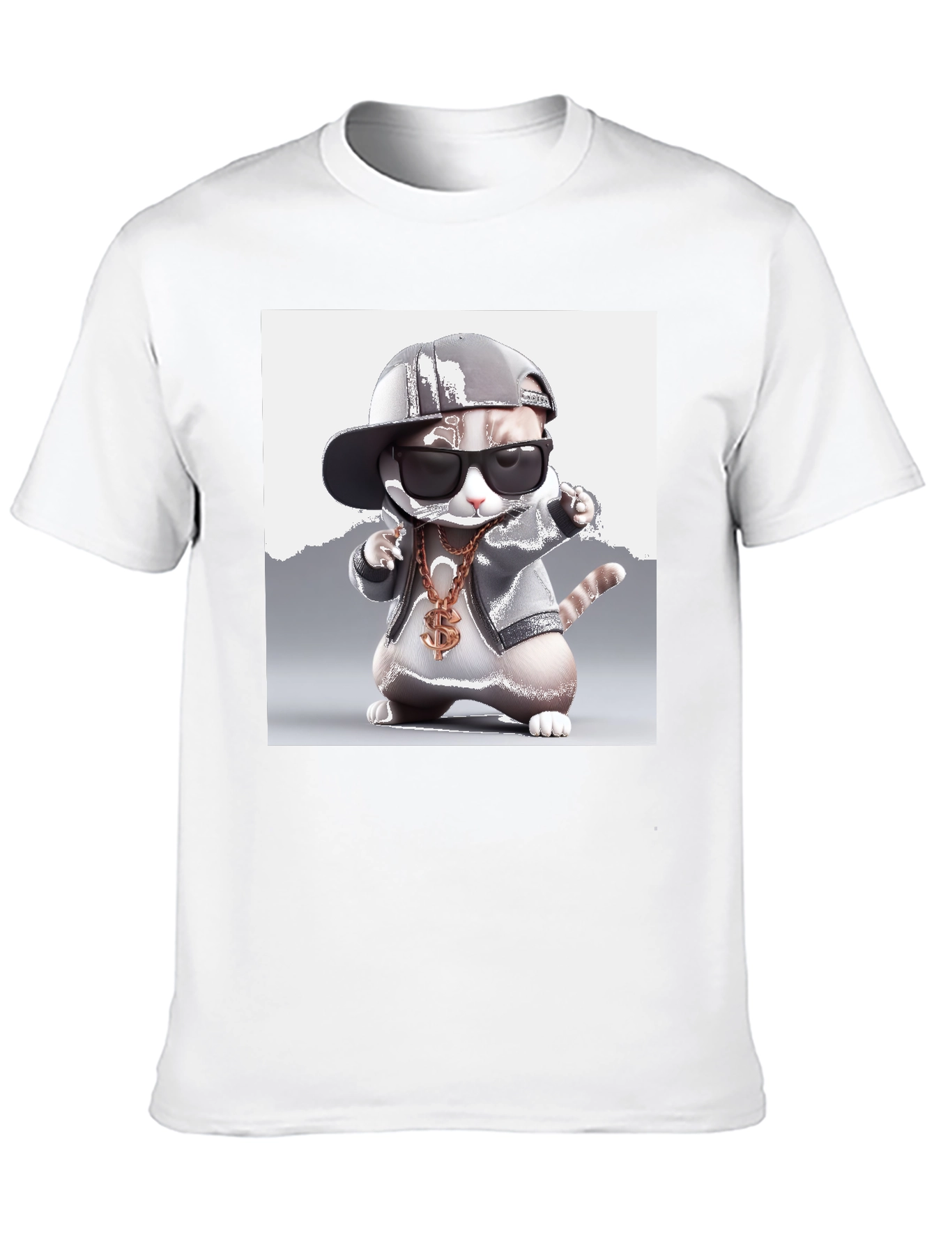 Cool Cat Tee - Gangster Kitty T-Shirt