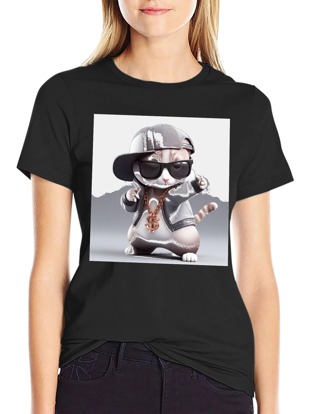 Cool Cat Tee - Gangster Kitty T-Shirt