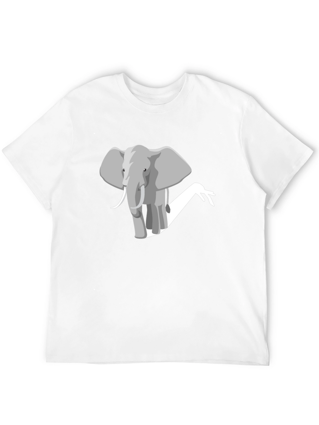Elephant Graphic Tee - Mens Black T-Shirt
