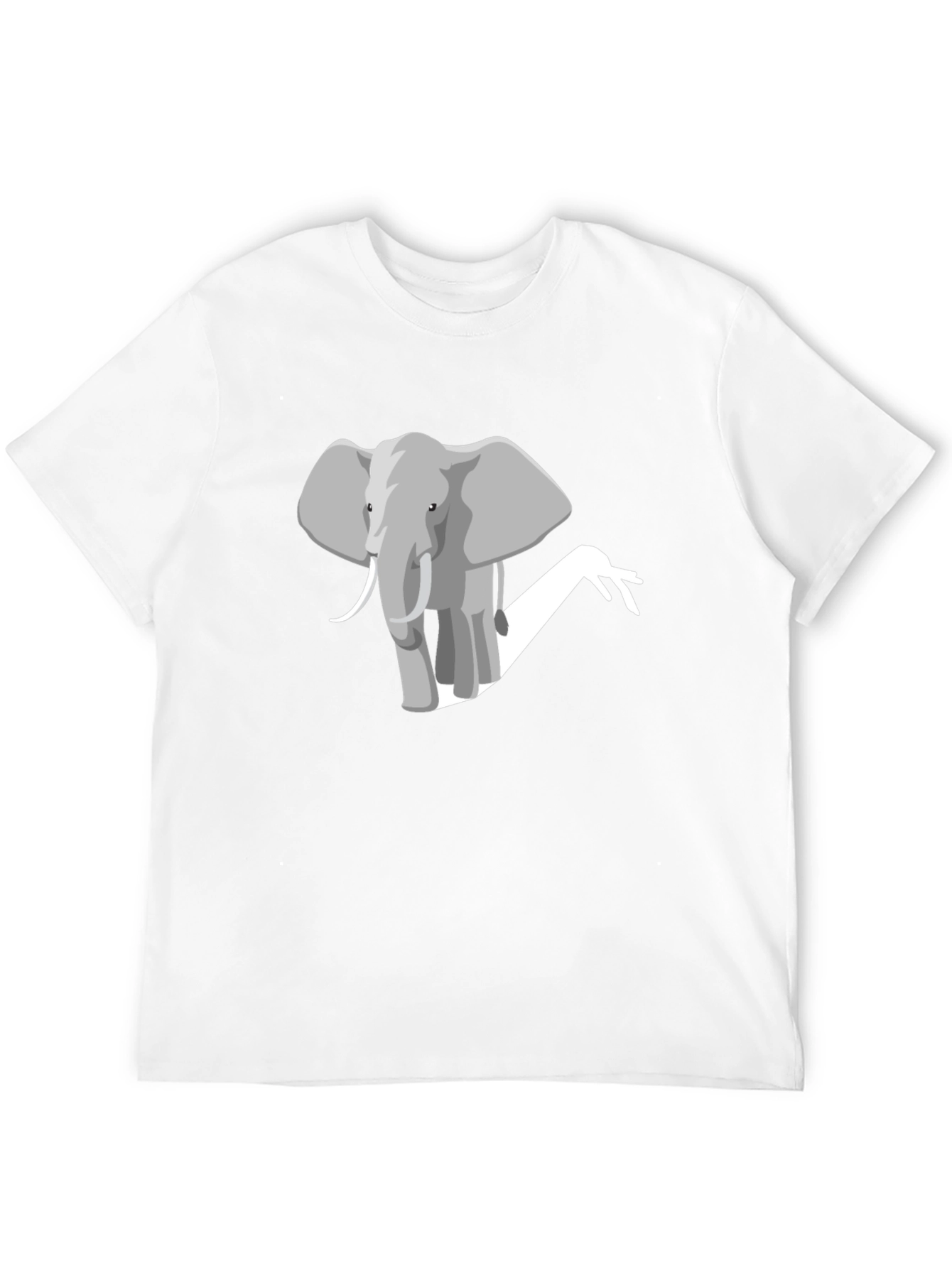 Elephant Graphic Tee - Mens Black T-Shirt