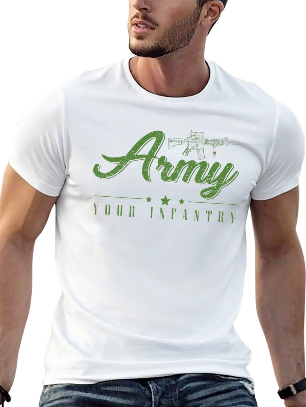 Army Infantry Graphic T-Shirt - Military Pride