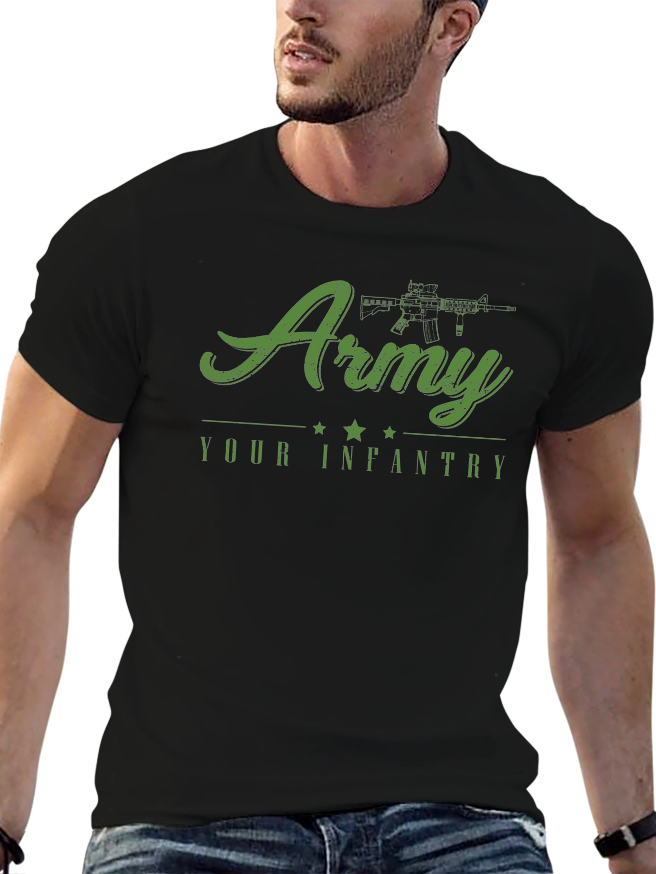 Army Infantry Graphic T-Shirt - Military Pride