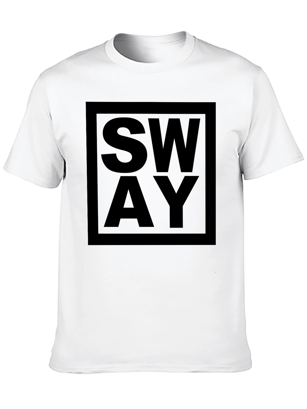 Sway Graphic Tee - Modern Black T-Shirt