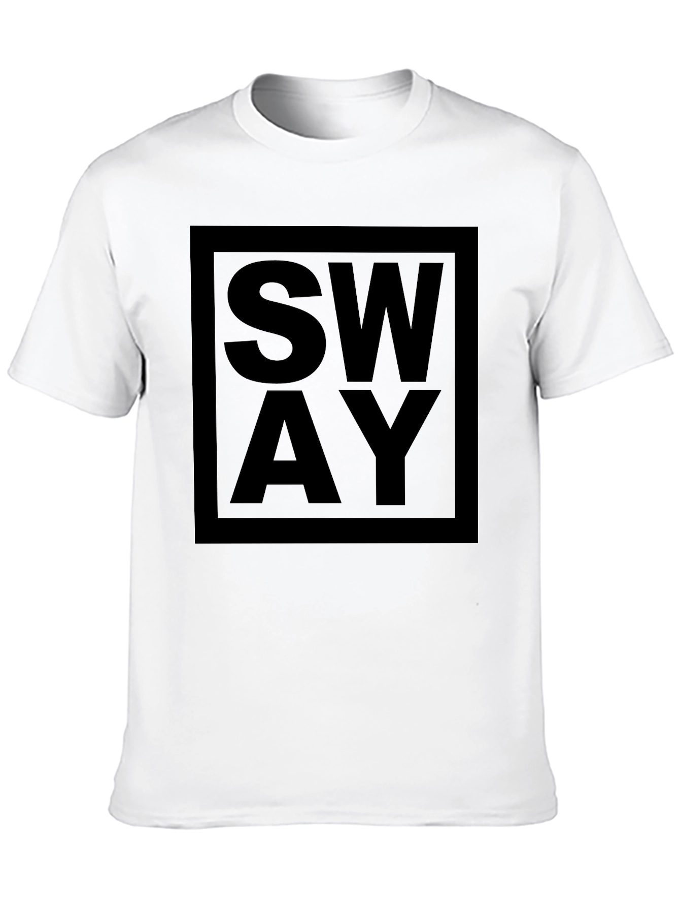 Sway Graphic Tee - Modern Black T-Shirt