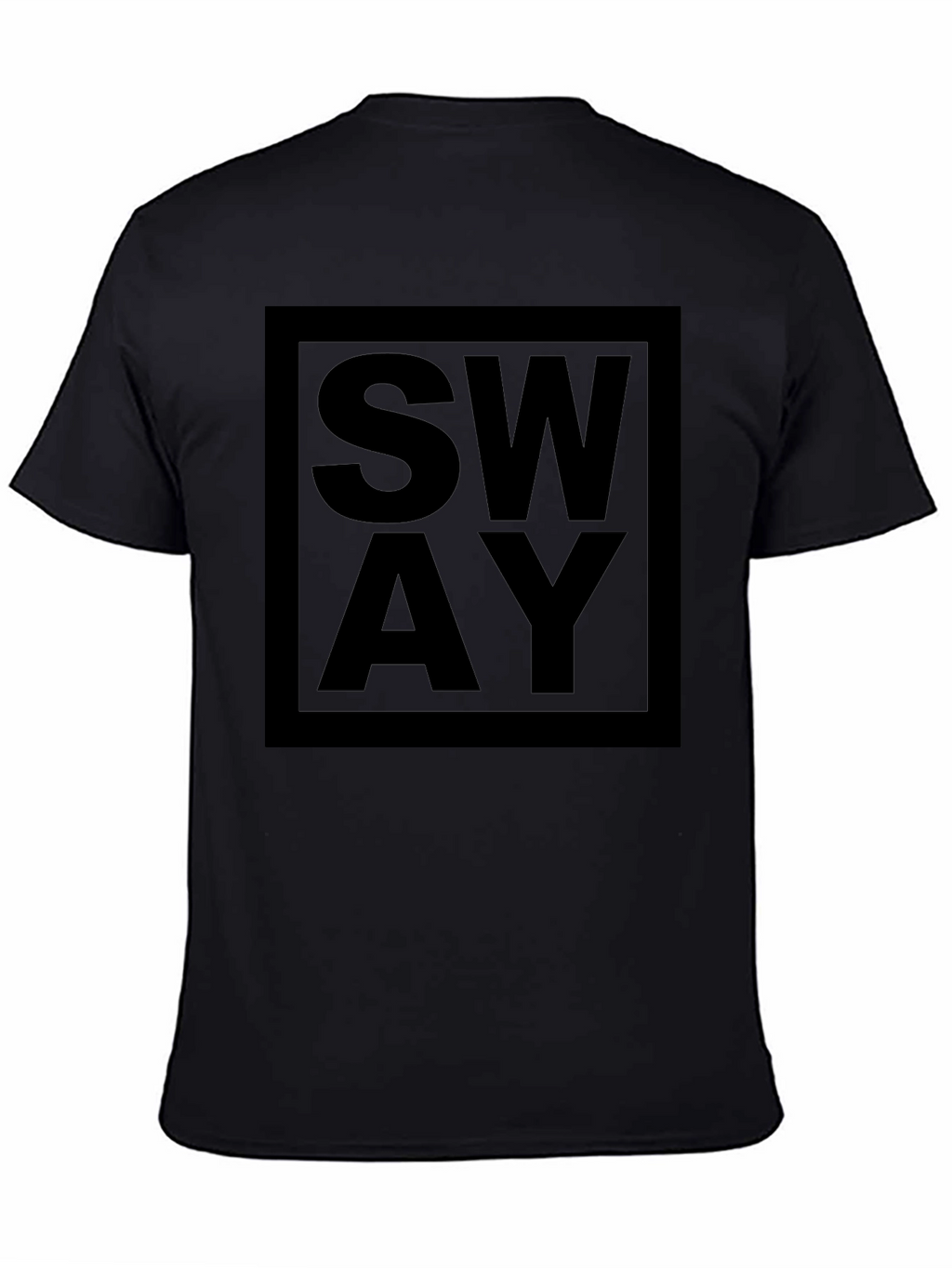 Sway Graphic Tee - Modern Black T-Shirt