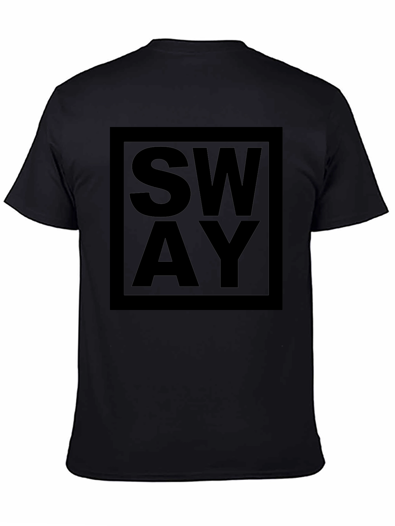 Sway Graphic Tee - Modern Black T-Shirt