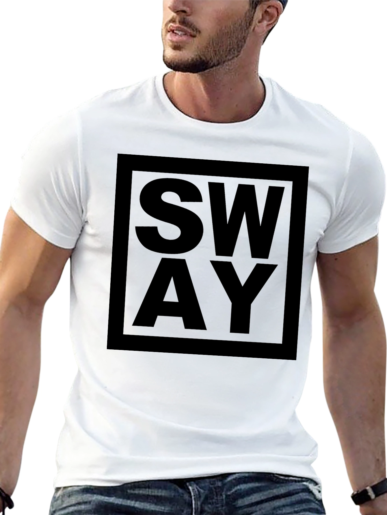 Sway Graphic Tee - Modern Black T-Shirt