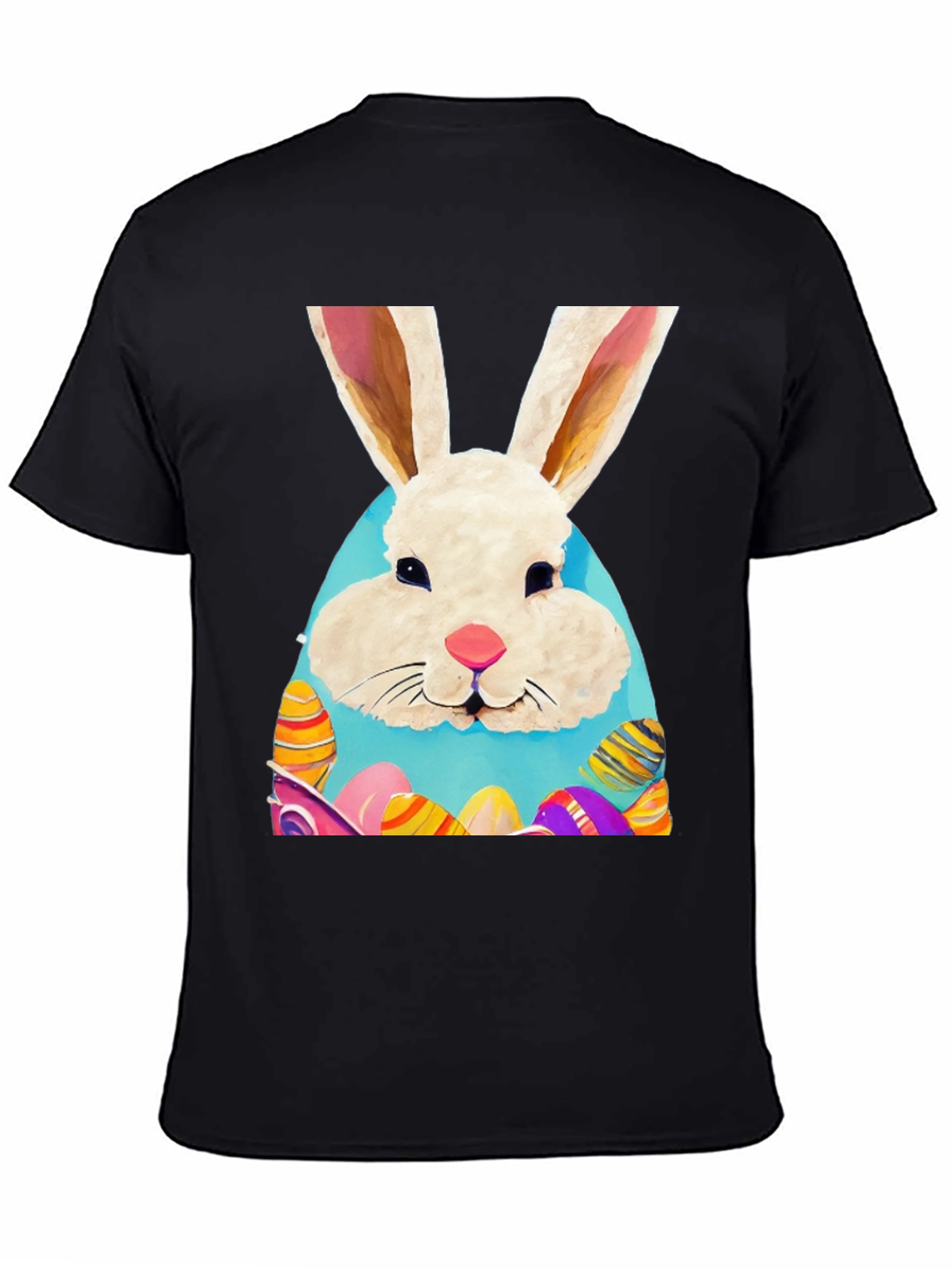 Easter Bunny T-Shirt: Cute Rabbit & Eggs Design