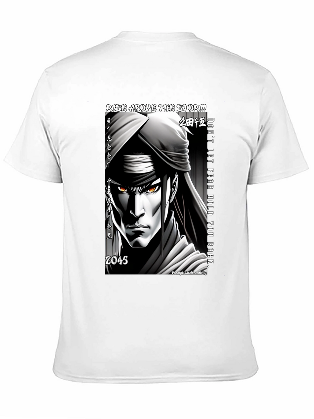 Anime Warrior Graphic Tee