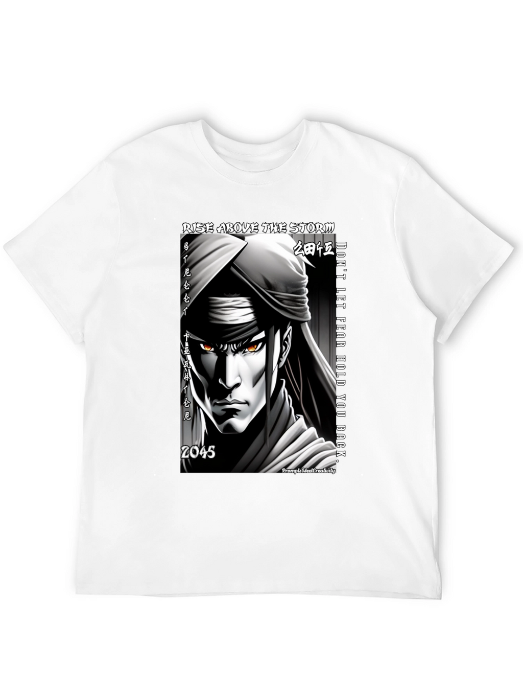 Anime Warrior Graphic Tee