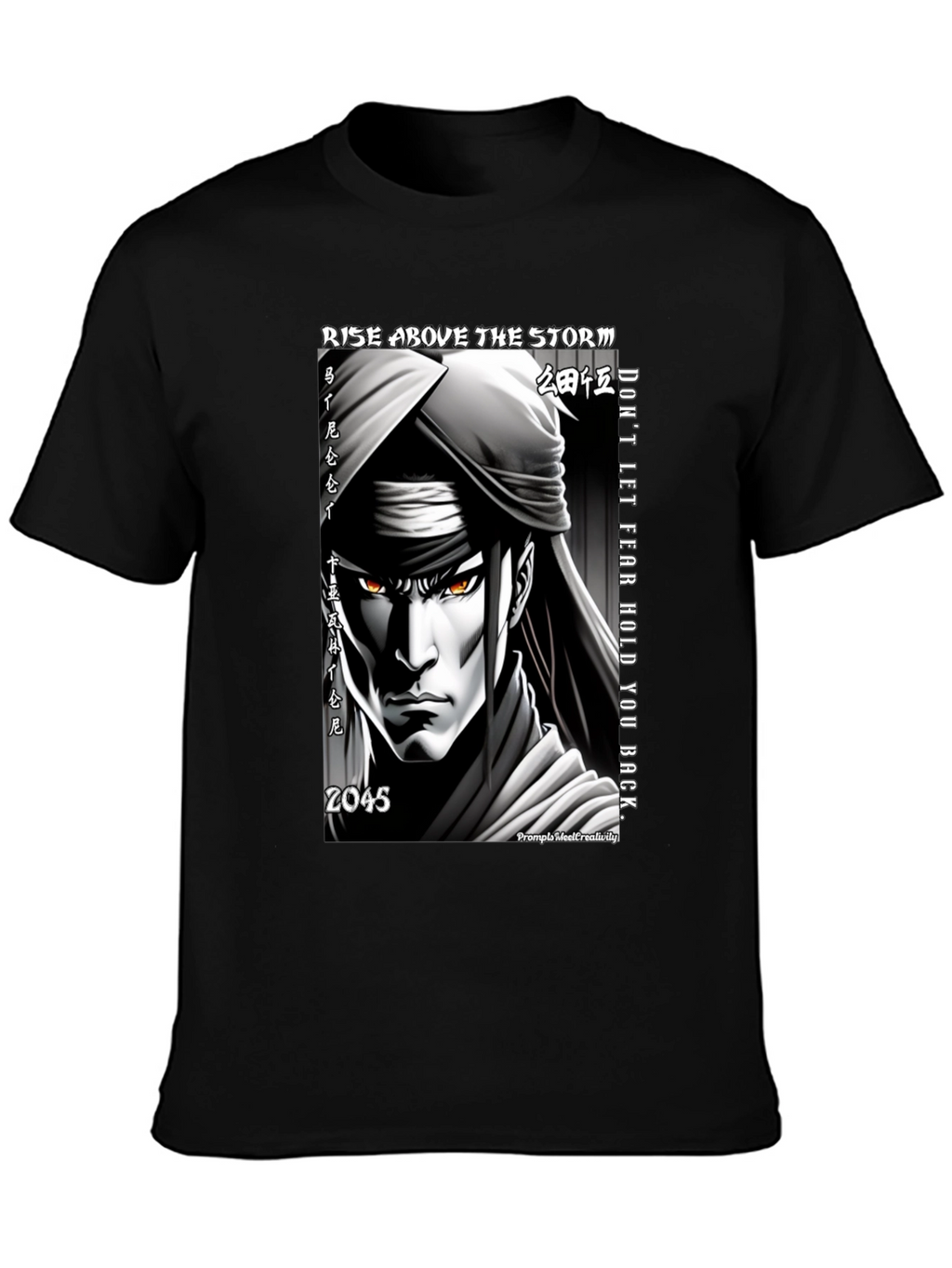 Anime Warrior Graphic Tee
