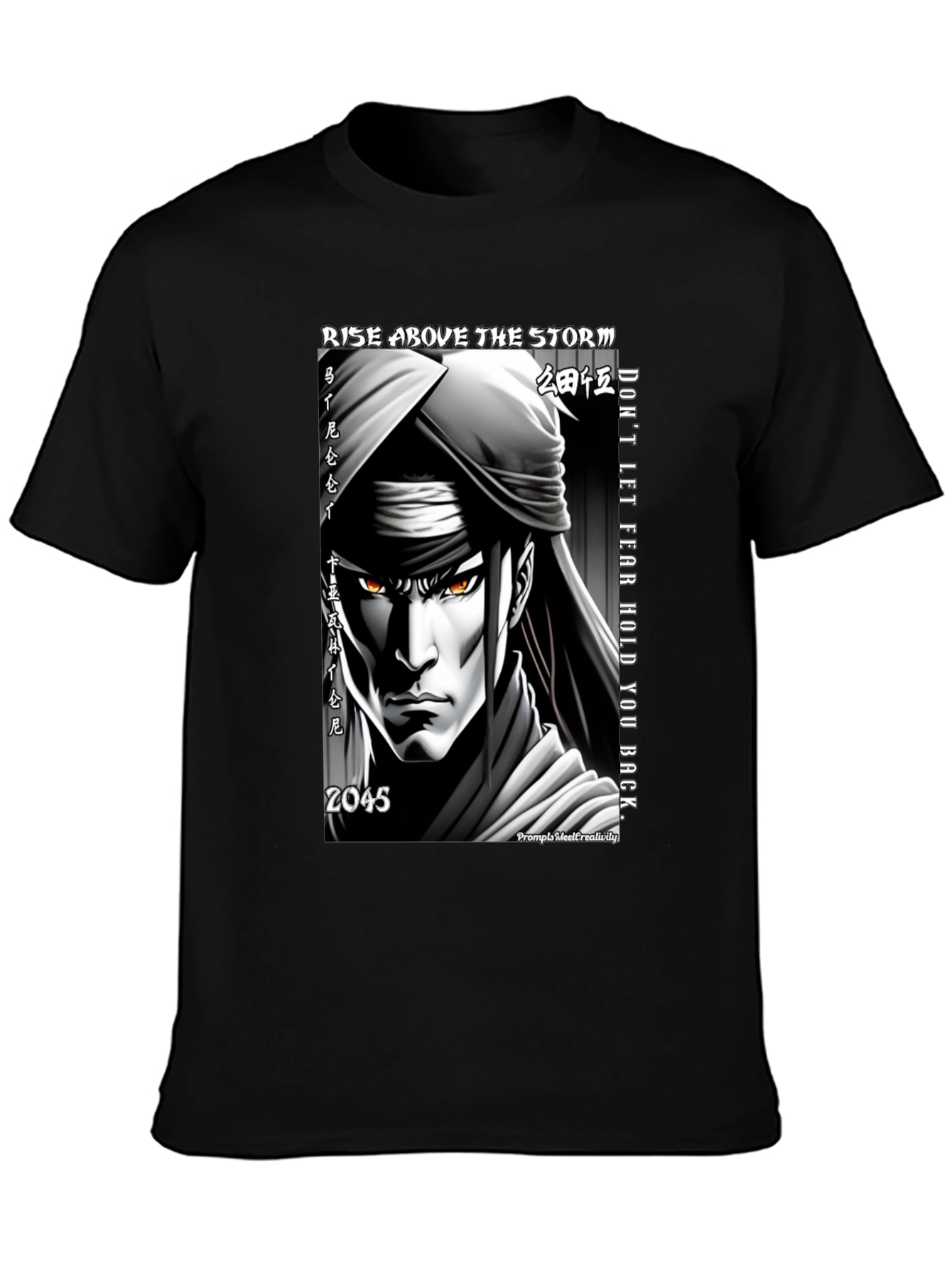 Anime Warrior Graphic Tee