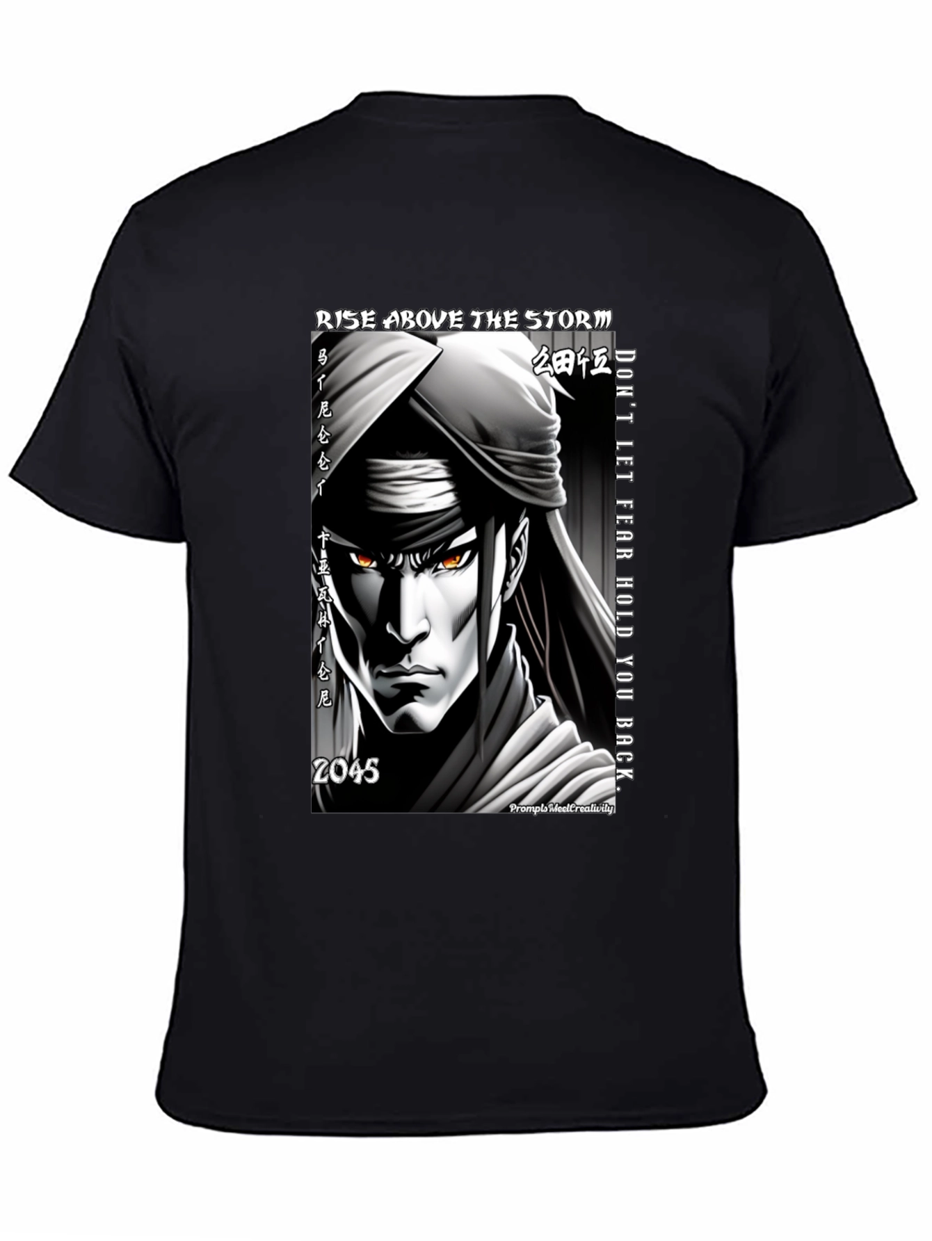 Anime Warrior Graphic Tee