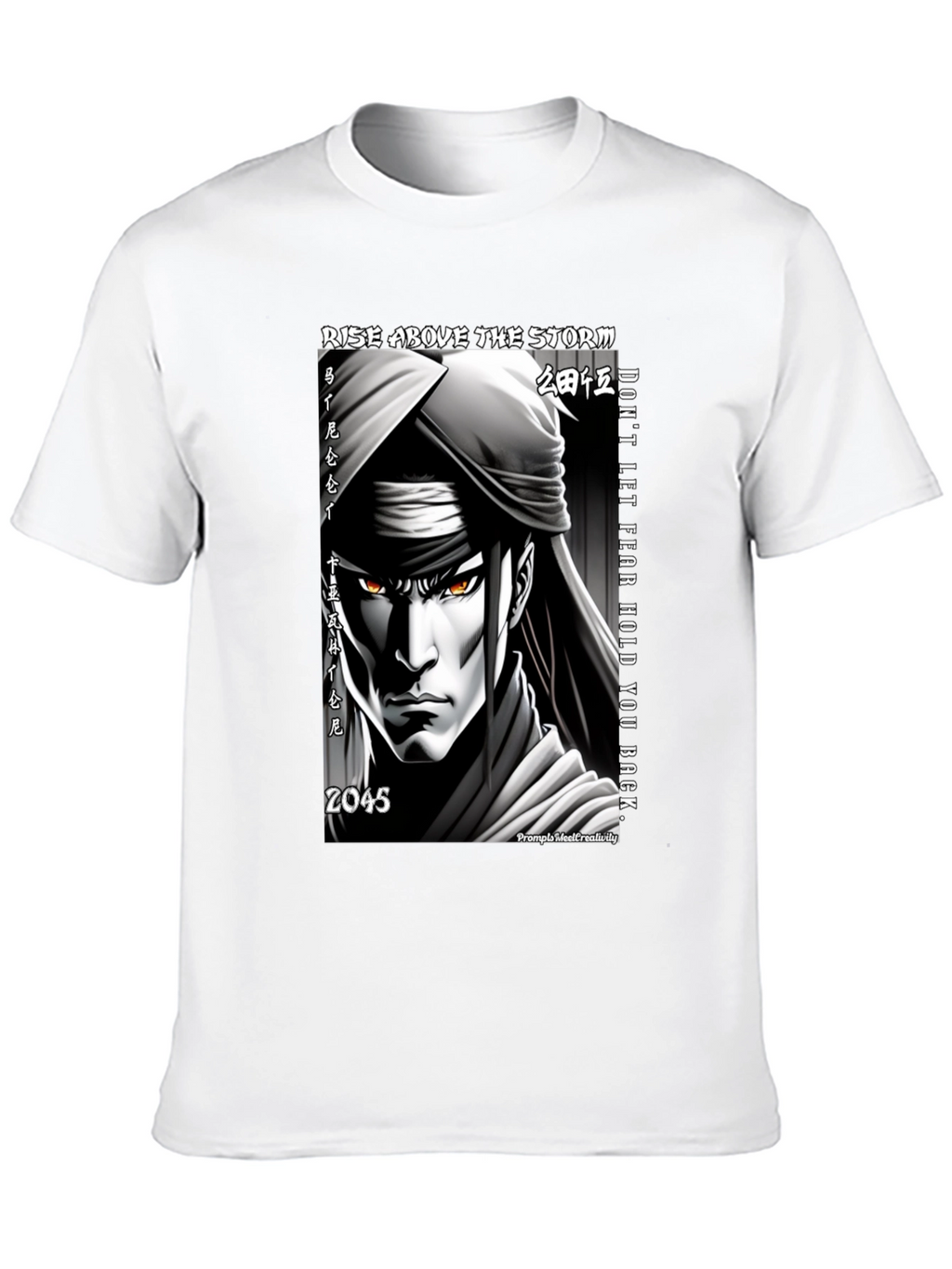 Anime Warrior Graphic Tee