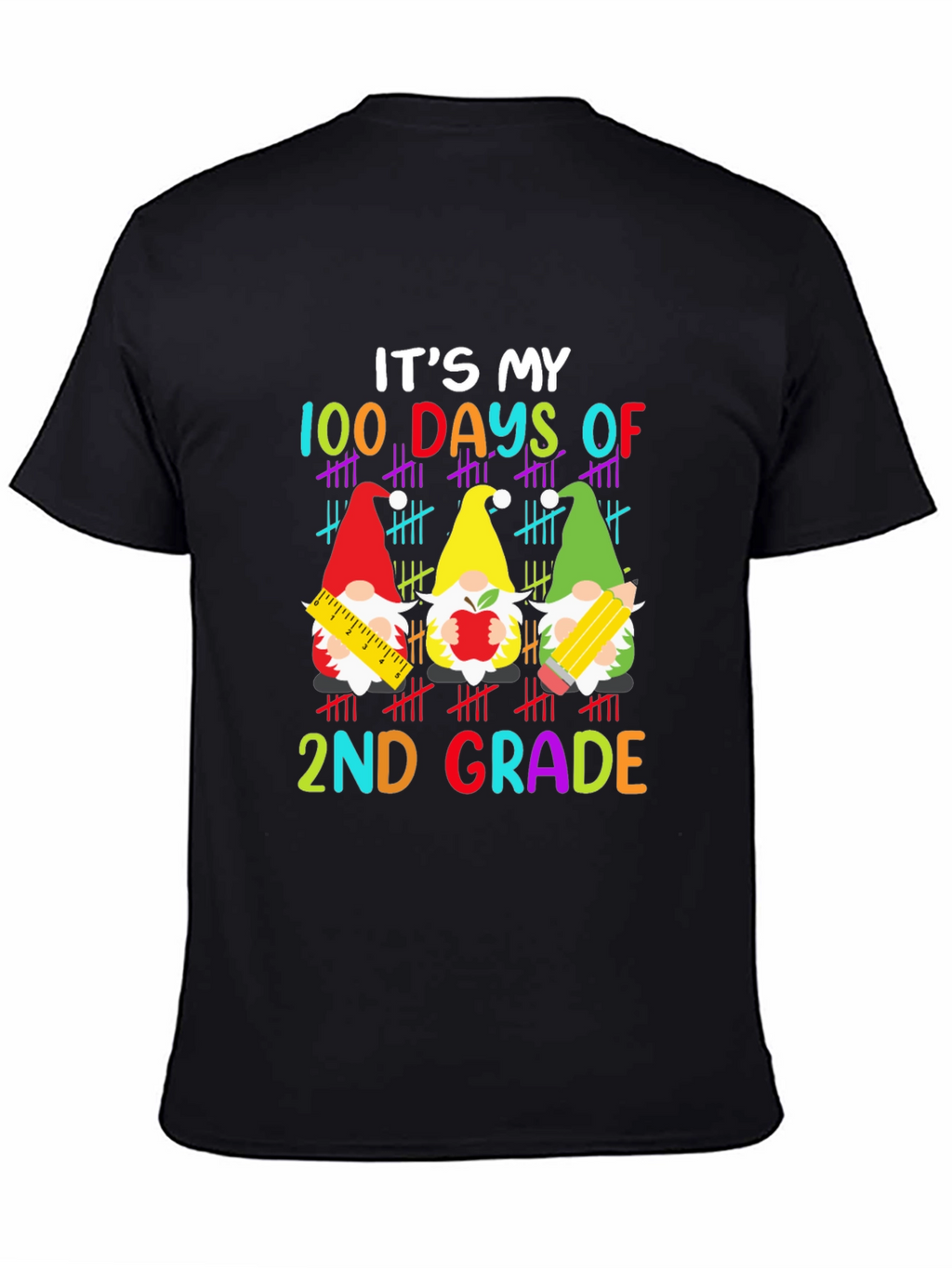 100 Days of 2nd Grade Gnome T-Shirt