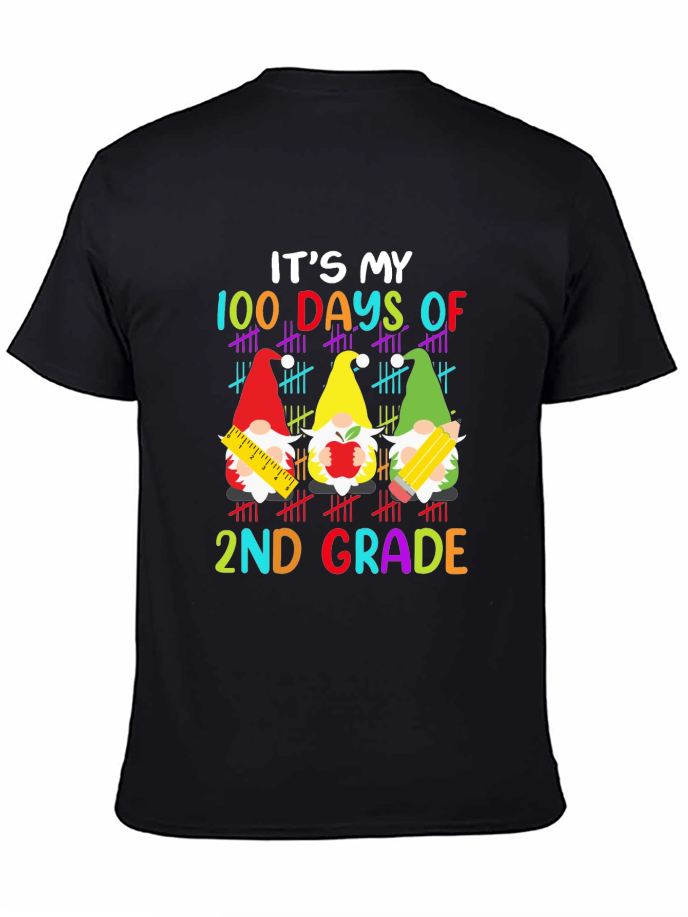 100 Days of 2nd Grade Gnome T-Shirt