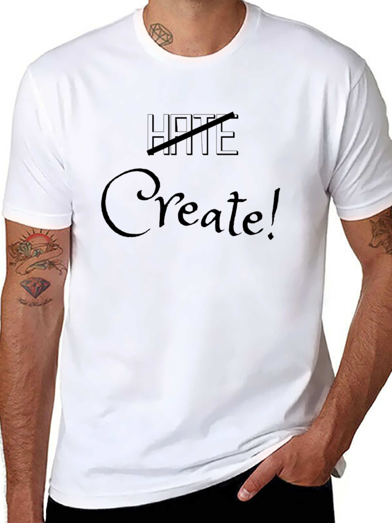 Create! Graphic Tee - Black Unisex T-Shirt