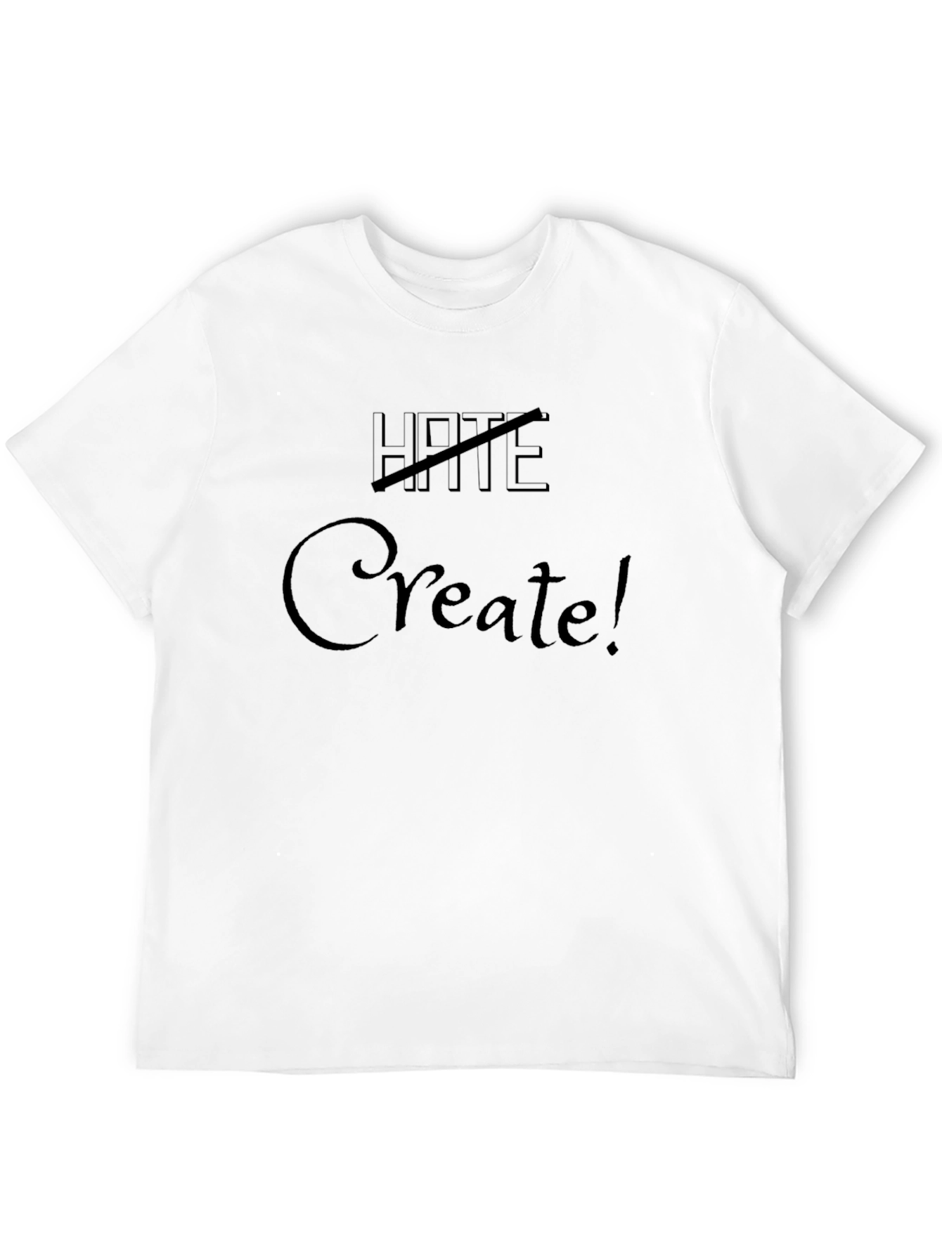 Create! Graphic Tee - Black Unisex T-Shirt