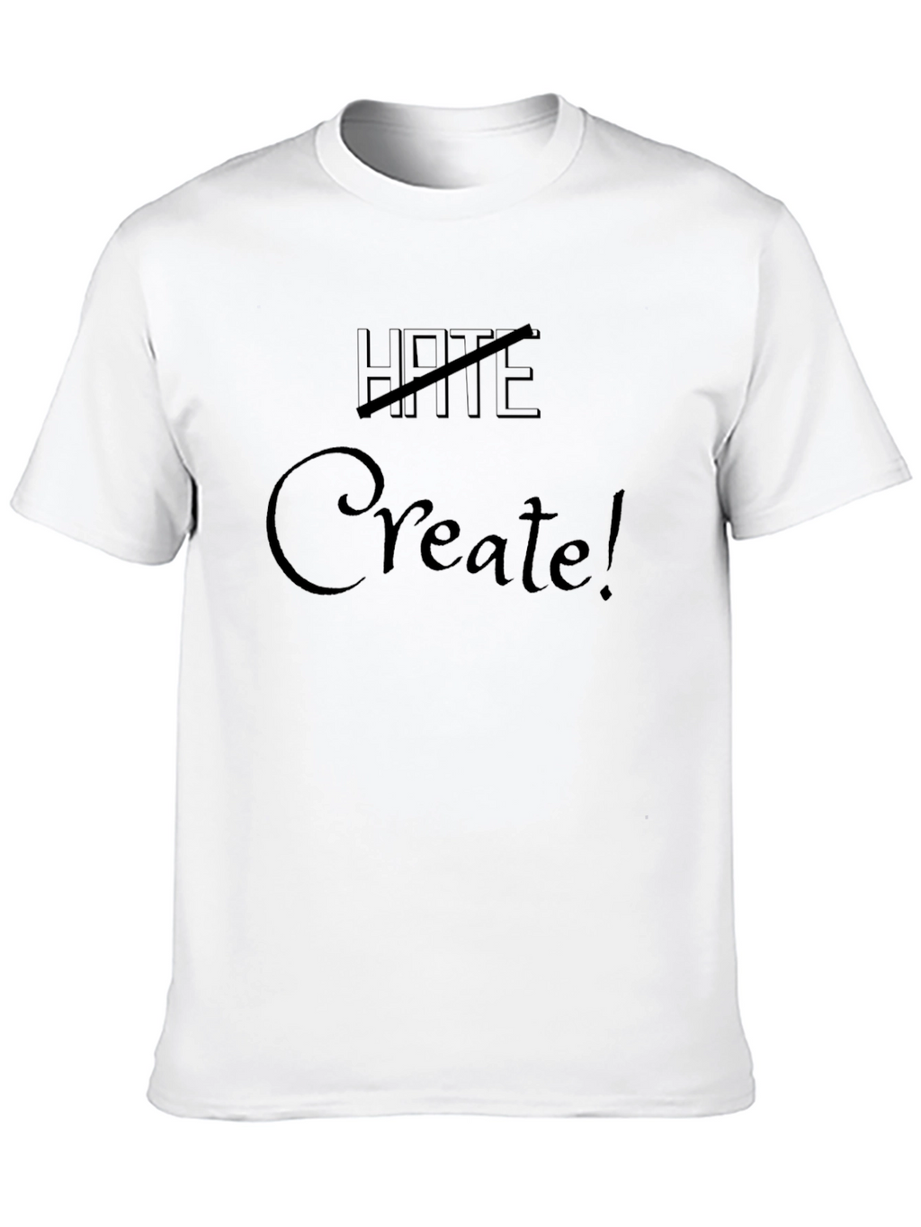 Create! Graphic Tee - Black Unisex T-Shirt