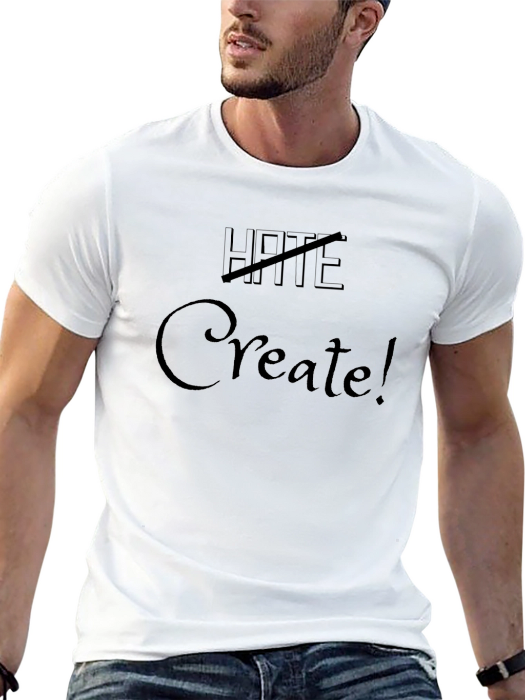 Create! Graphic Tee - Black Unisex T-Shirt
