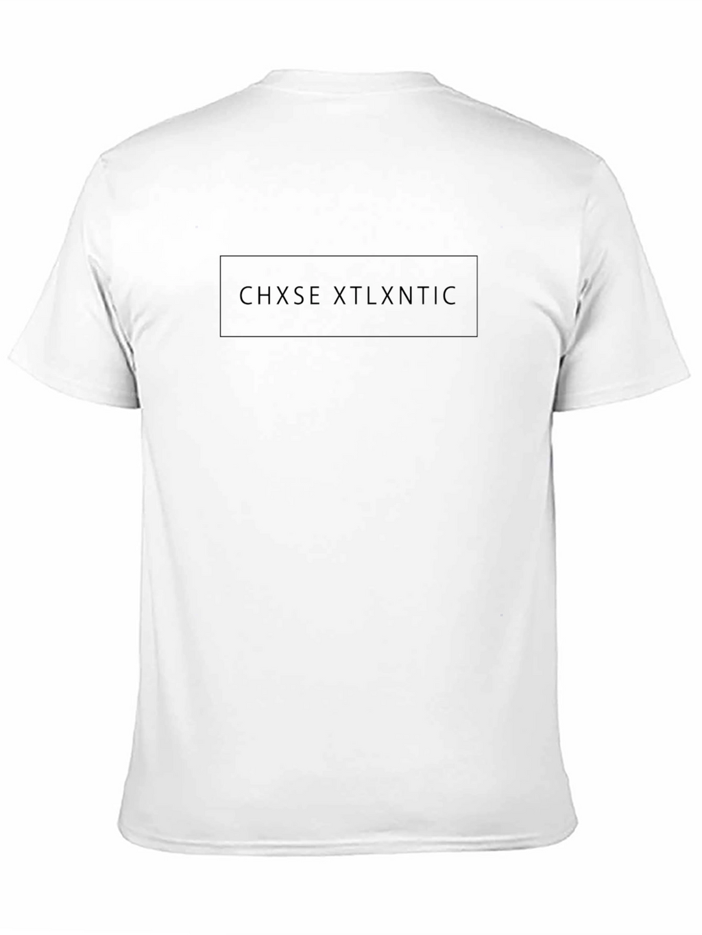 Stylish Black CHXSE XTLXNTIC Graphic Tee