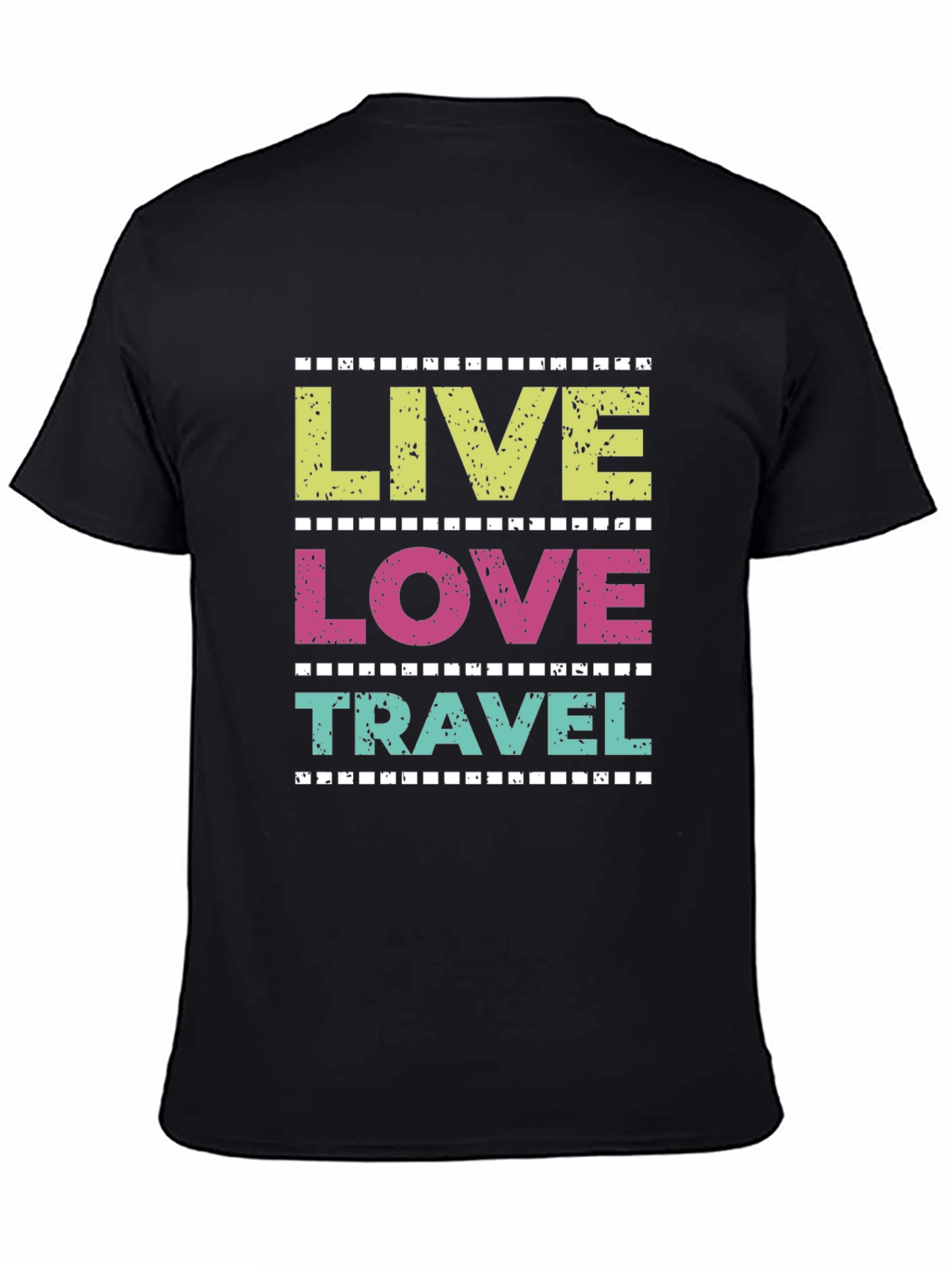 Live Love Travel Graphic Tee - Trendy Vacation T-Shirt
