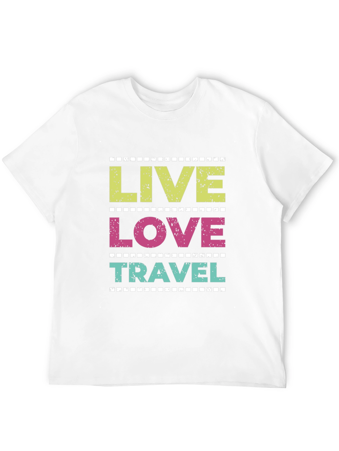Live Love Travel Graphic Tee - Trendy Vacation T-Shirt