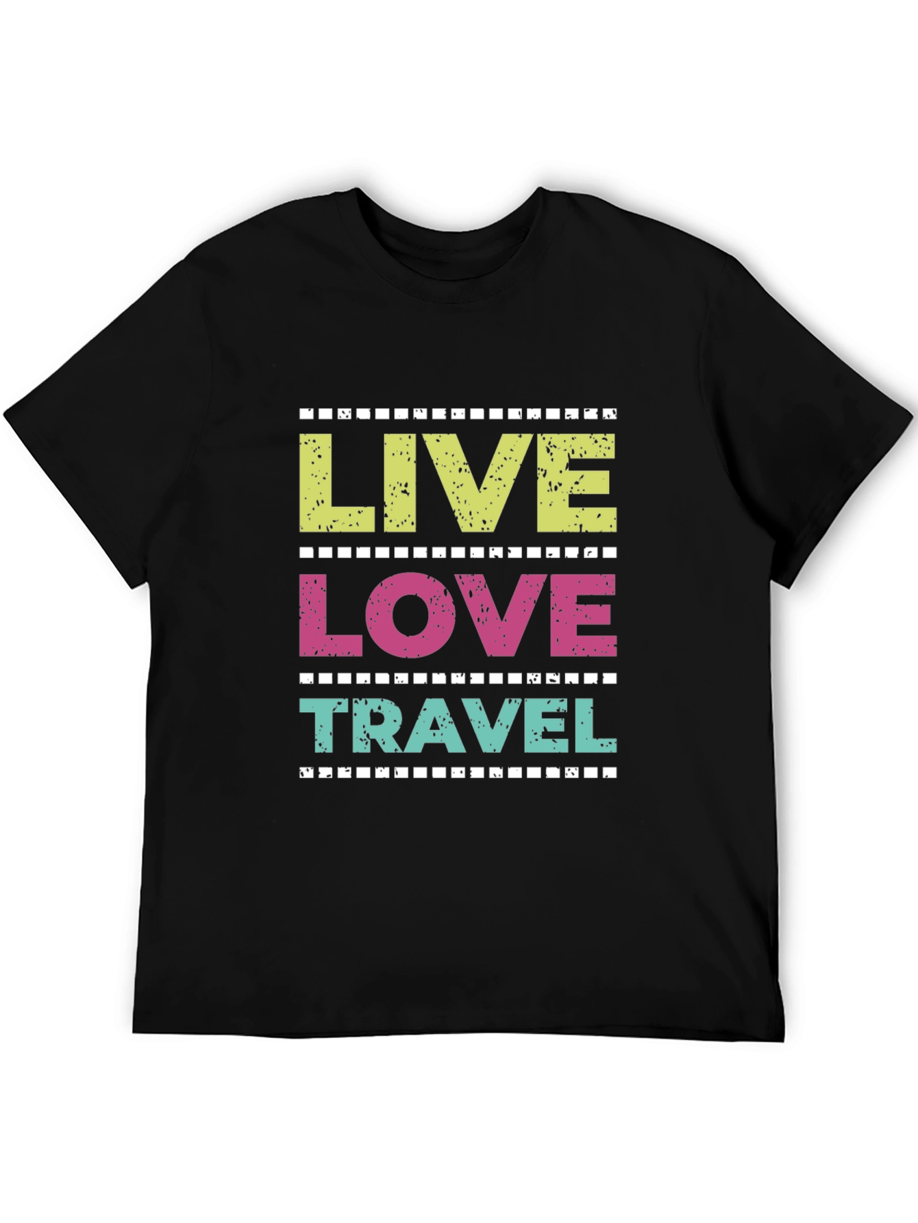 Live Love Travel Graphic Tee - Trendy Vacation T-Shirt